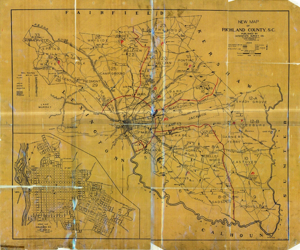 richland county sc map