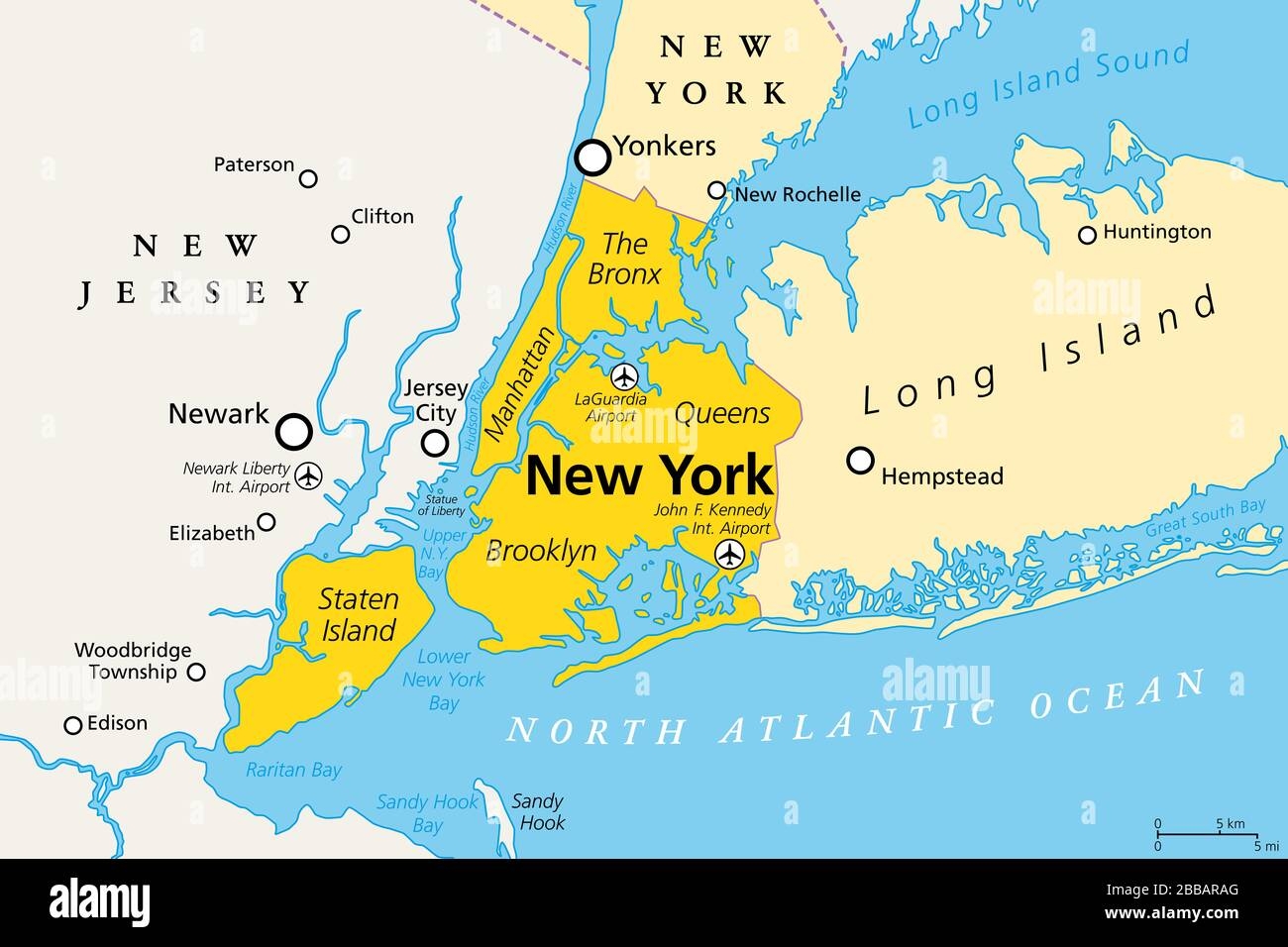New York City Political Map Most Populous City In United States Located In The State Of New York Manhattan Bronx Queens Brooklyn Staten Island Stock Photo Alamy New York City Political Map Most Populous City In United States Located In The State Of New York Manhattan Bronx Queens Brooklyn Staten Island Stock Photo Alamy
