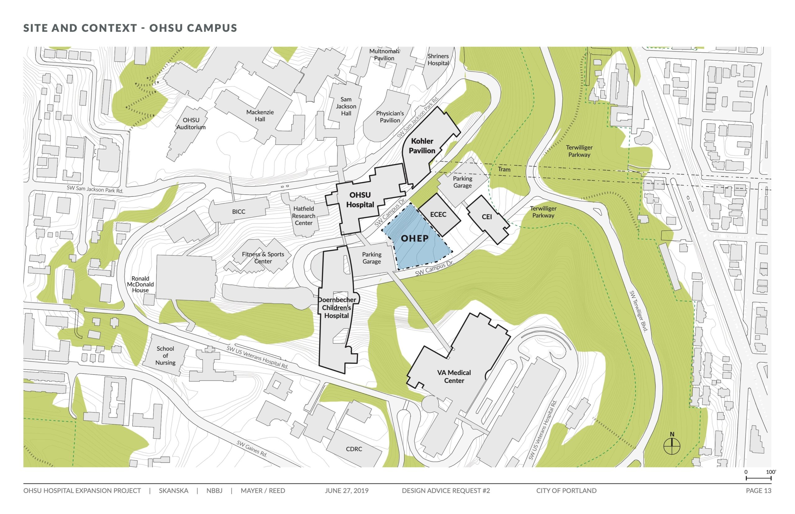 ohsu campus map
