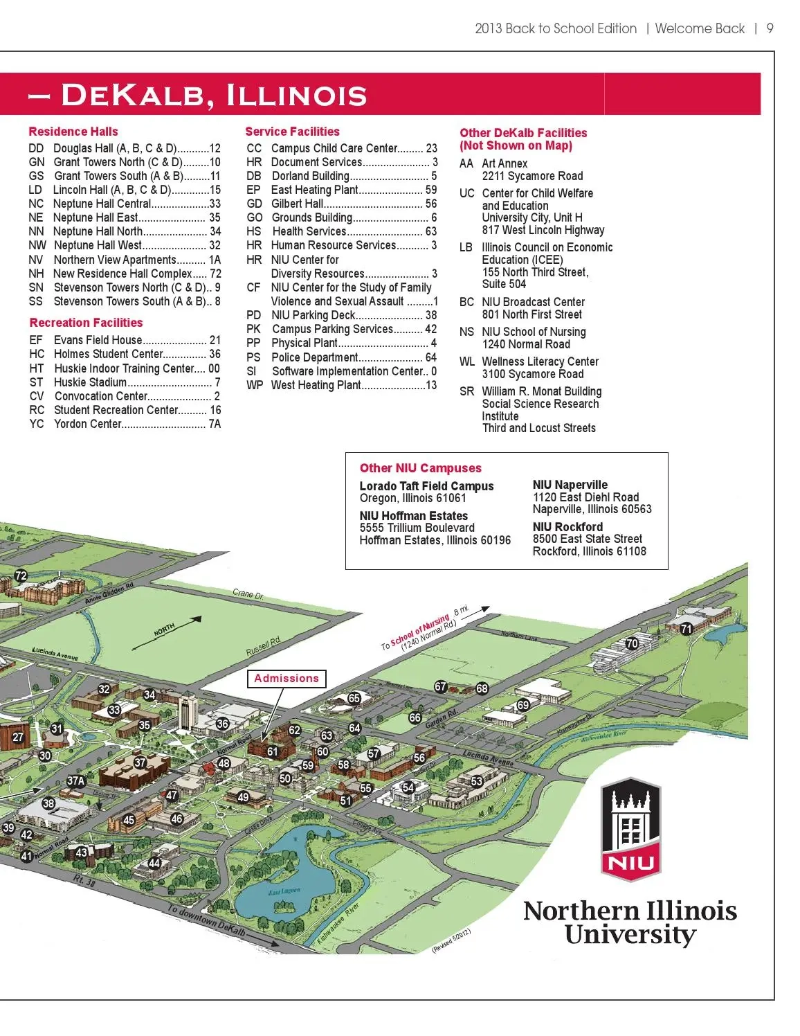 NIU Welcome Back 2013 By Shaw Media Issuu