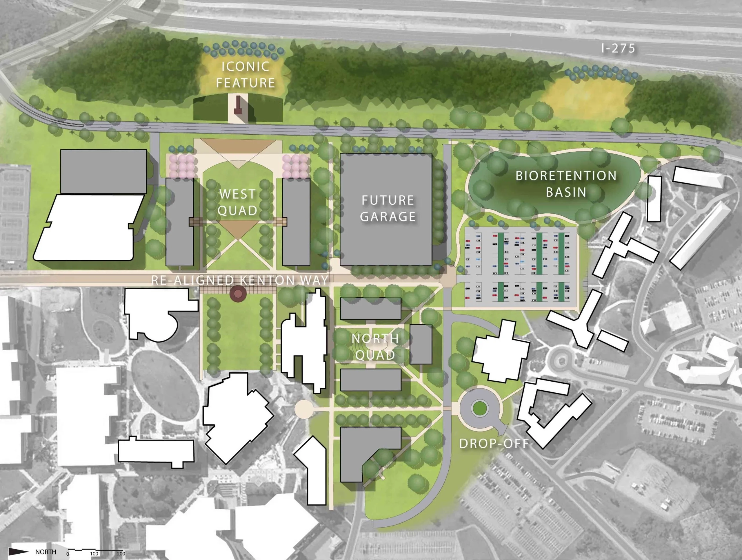 NKU West Campus District Plan KZF Design Designing Better Futures 