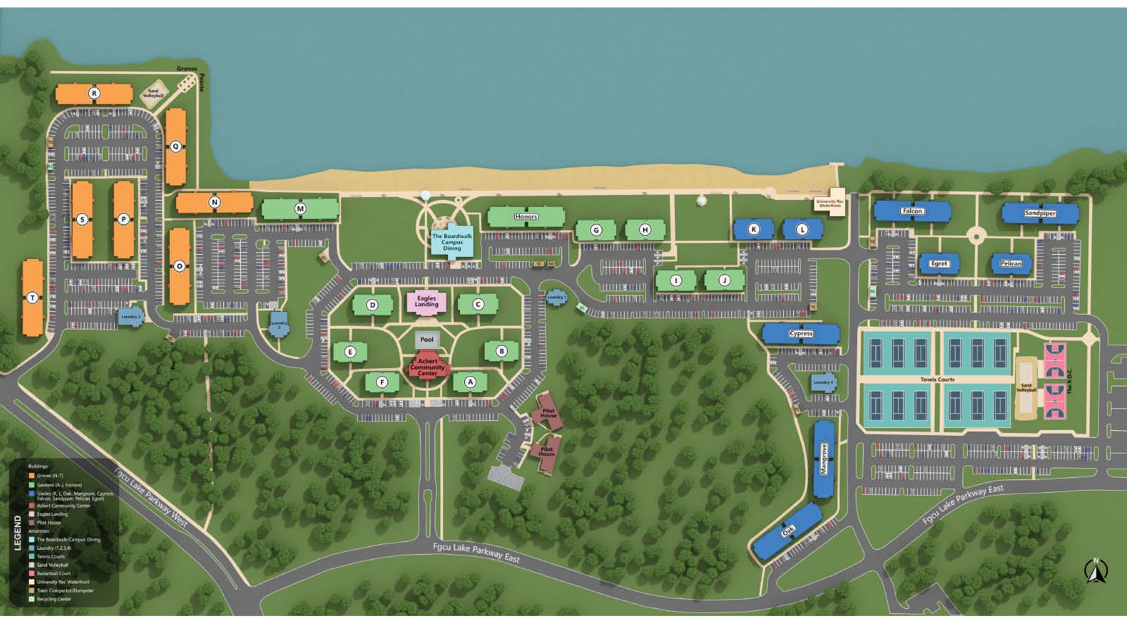 map of fgcu campus