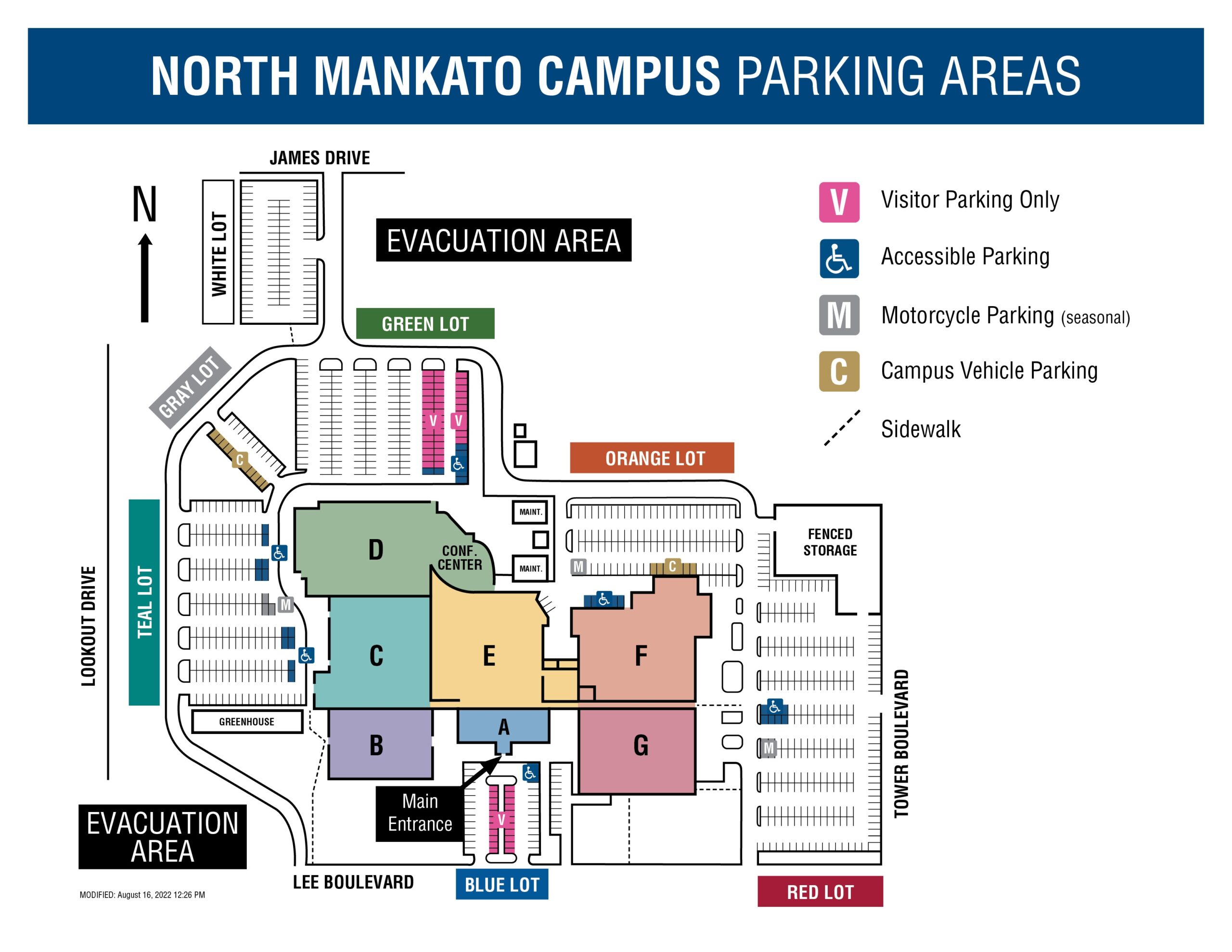 North Mankato Campus Hours Directions Map