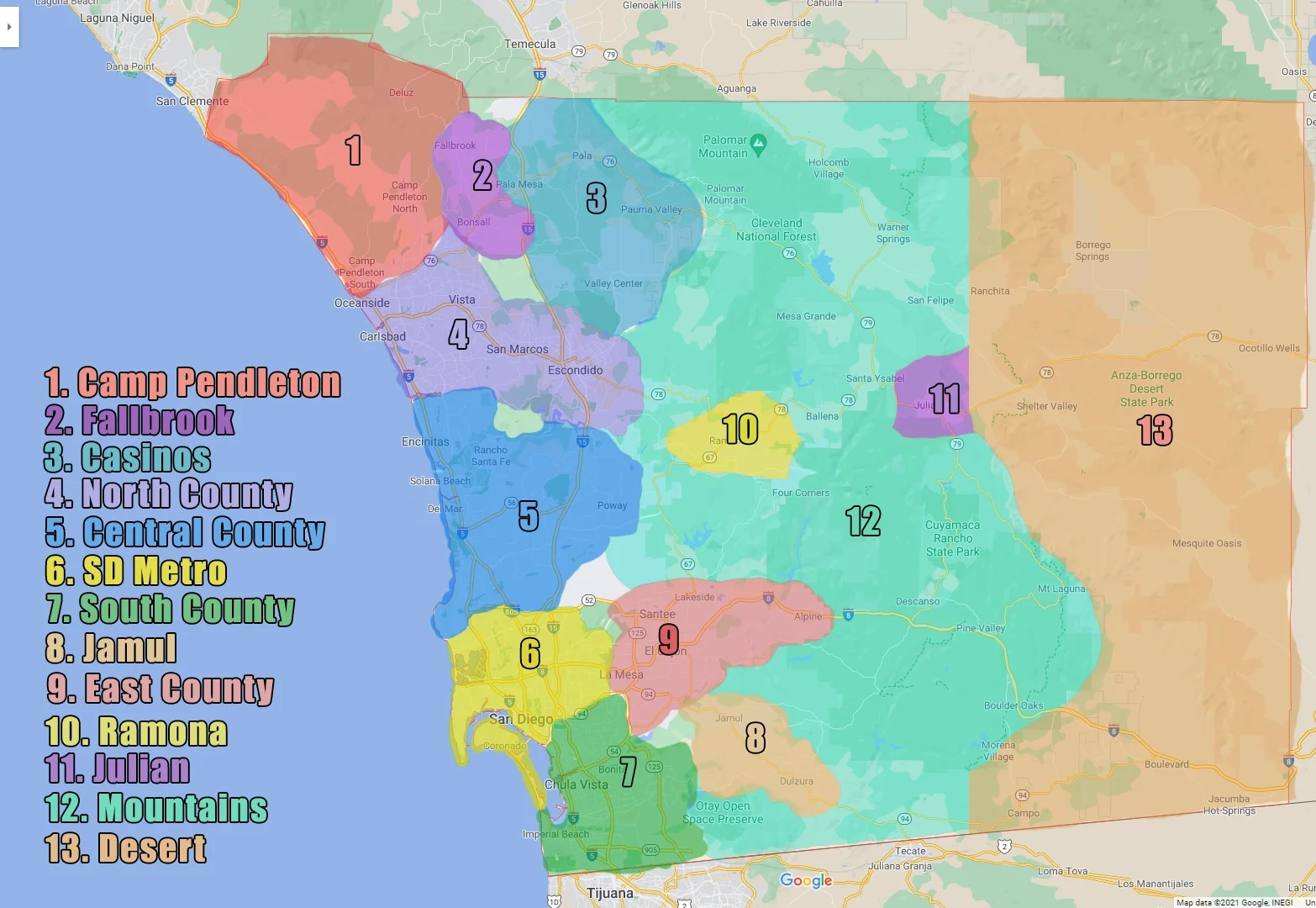 North South East Confused No More R sandiego