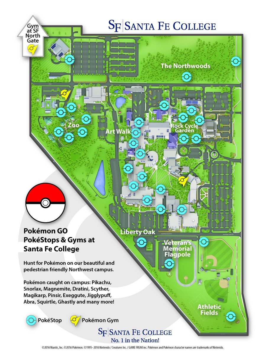 Northwest Campus Is A Pokemon Go Hotspot Download Our PokeStops SF Map gottacatchemall Https t co yG3pNTopFx
