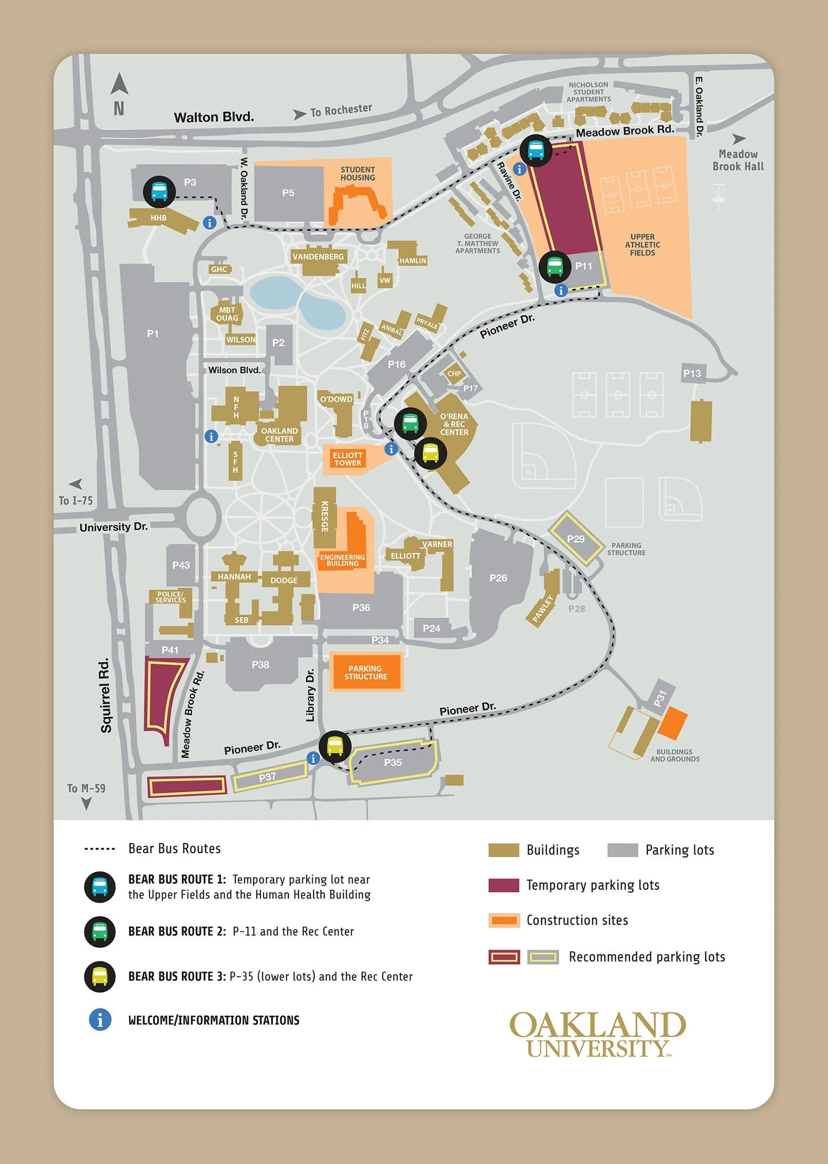 Oakland University Design Work Web Social Media And Marketing Graphics JMW Creative