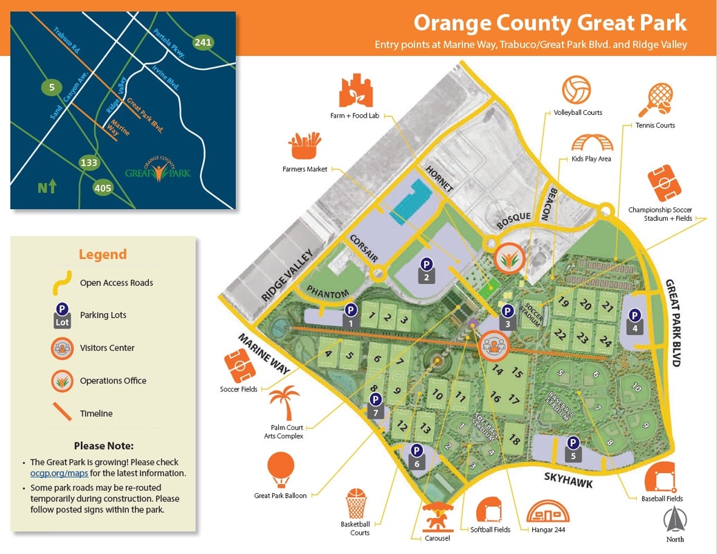 OC Great Park Field Map NORTH ORANGE COUNTY REFEREE ASSOCIATION