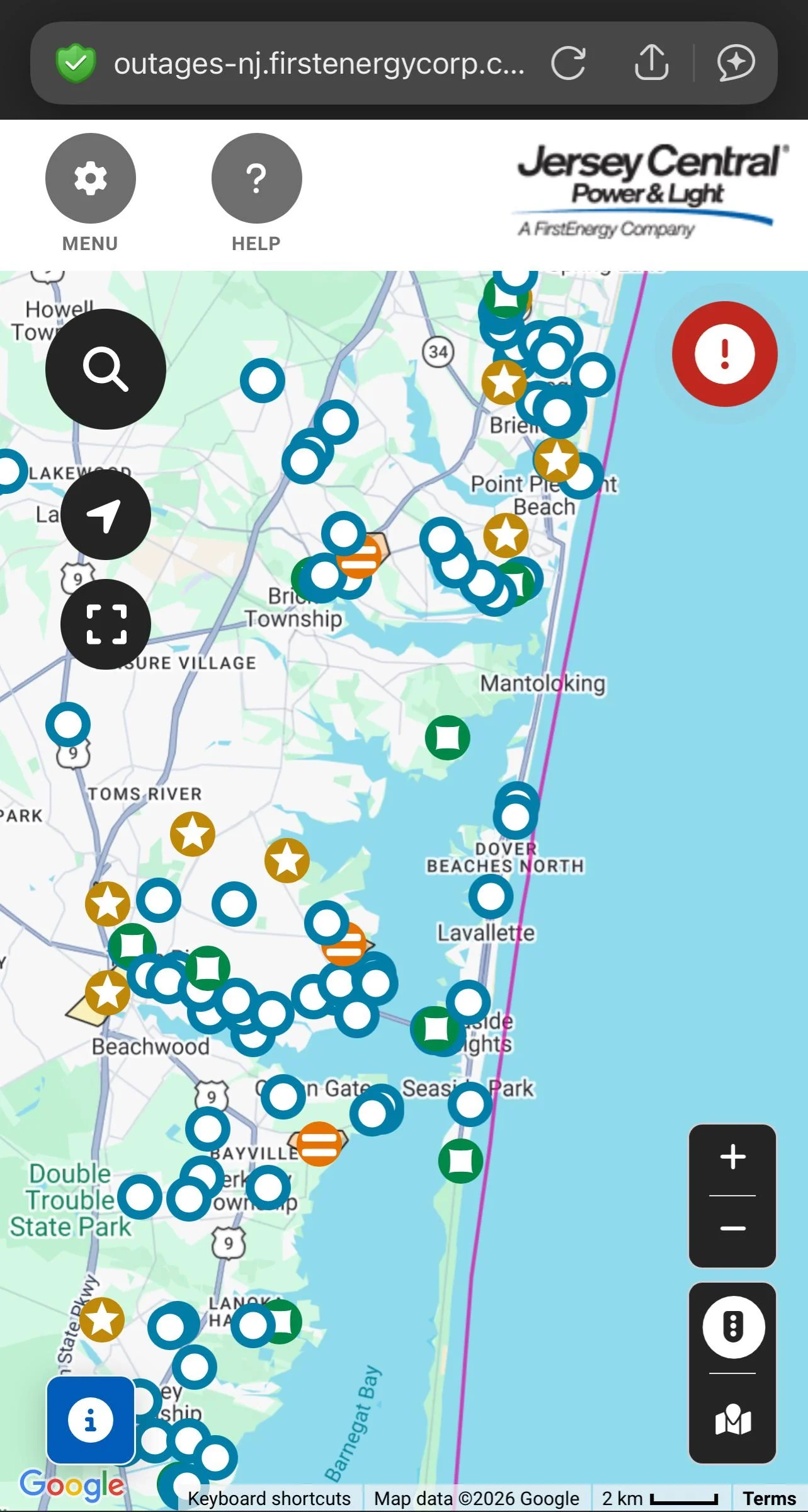 Ocean County Is Lights Out R newjersey