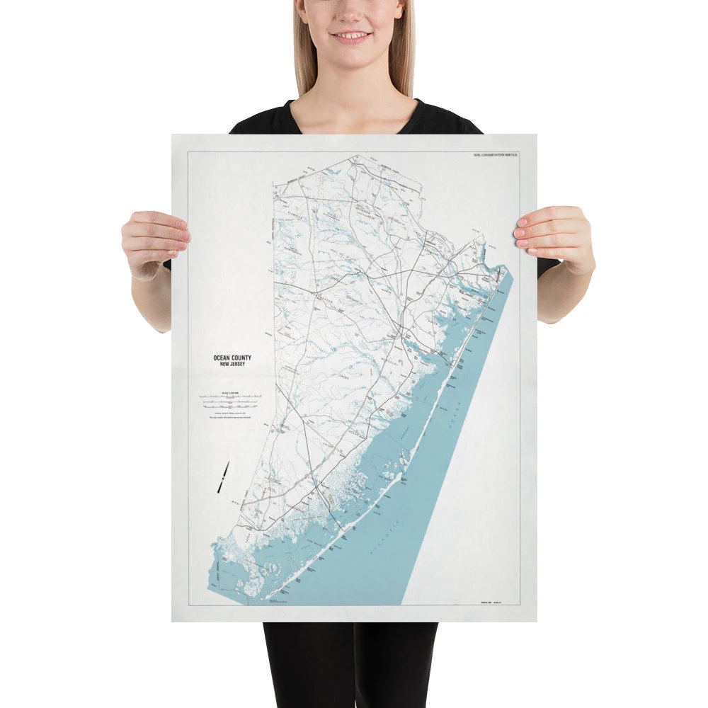 map of ocean county new jersey