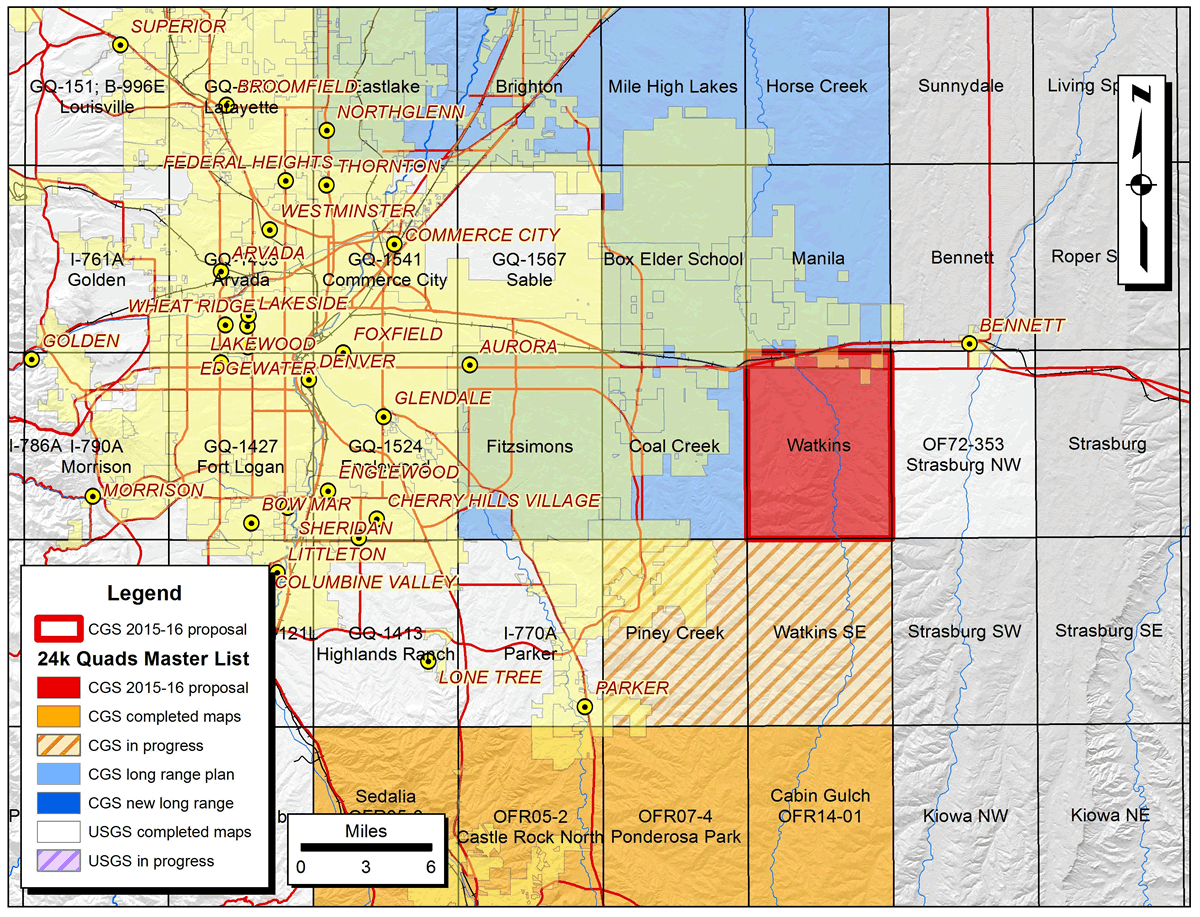 OF 16 02 Geologic Map Of The Watkins Quadrangle Arapahoe And Adams Counties Colorado Colorado Geological Survey Colorado Geological Survey OF 16 02 Geologic Map Of The Watkins Quadrangle Arapahoe And Adams Counties Colorado Colorado Geological Survey Colorado Geological Survey