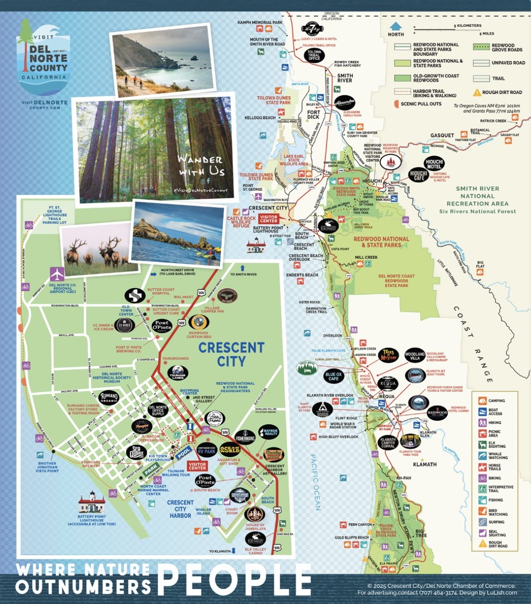 Official Map Of Del Norte County California Visit Del Norte County Official Map Of Del Norte County California Visit Del Norte County