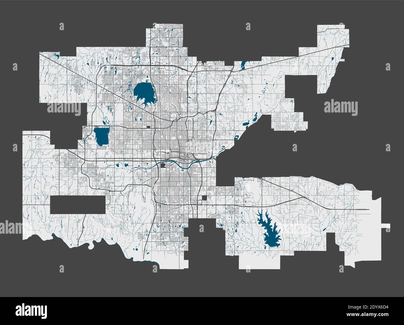 map of oklahoma city