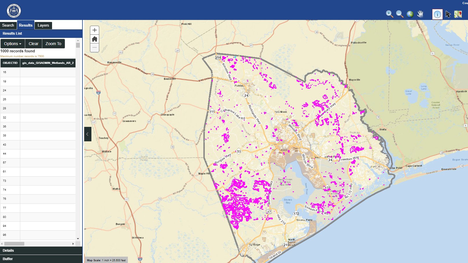 Onslow County Launches Improved GIS Website