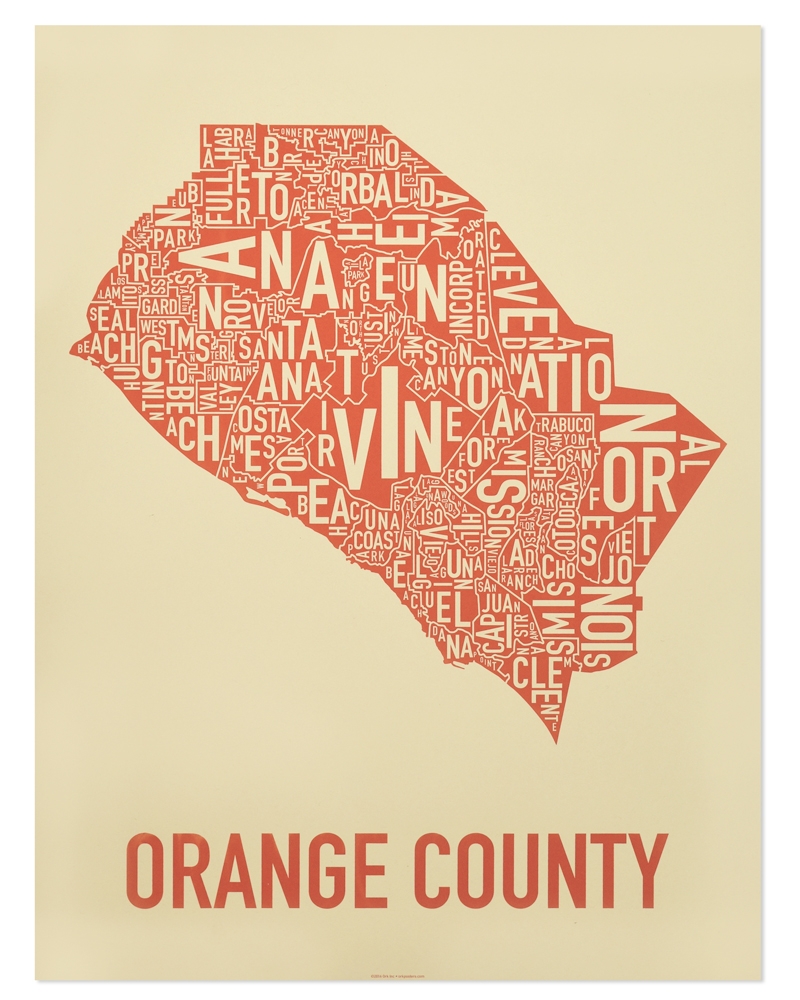 orange county california city map