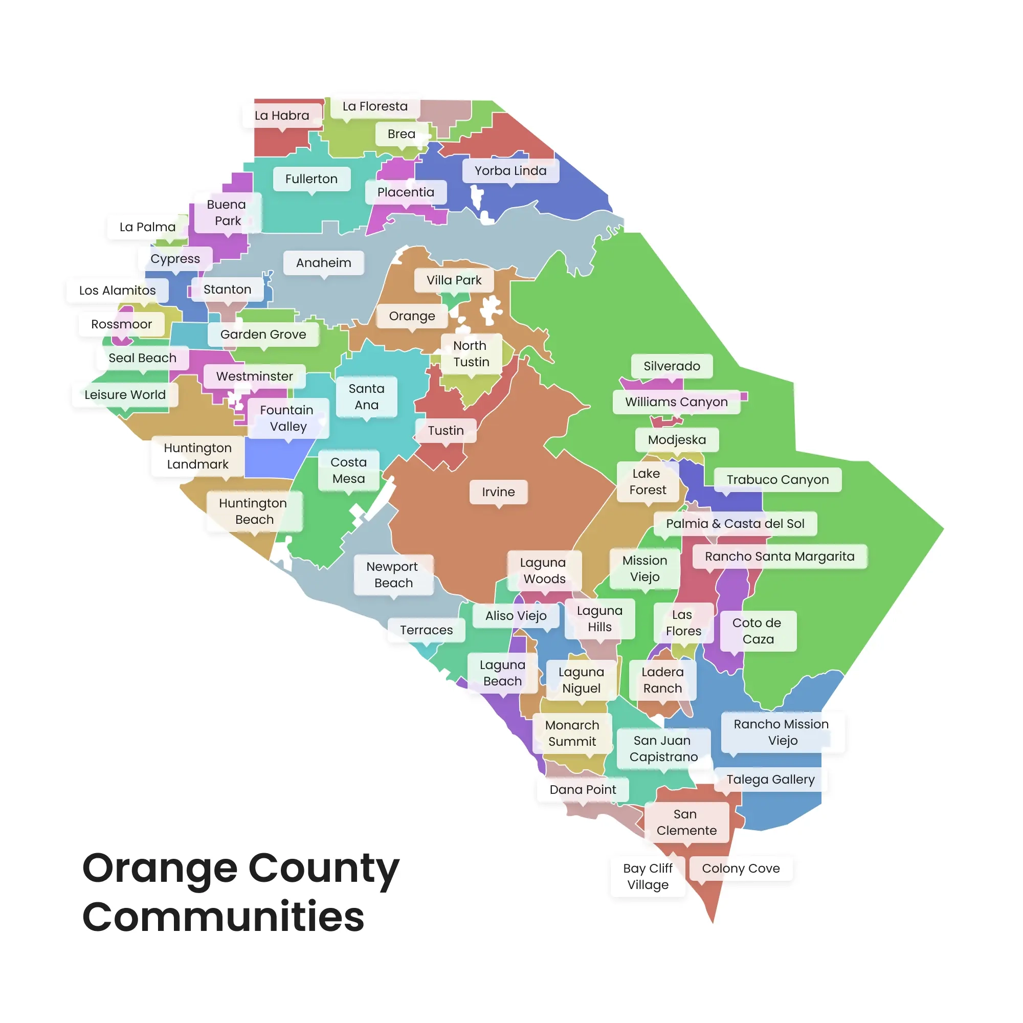 Orange County Map