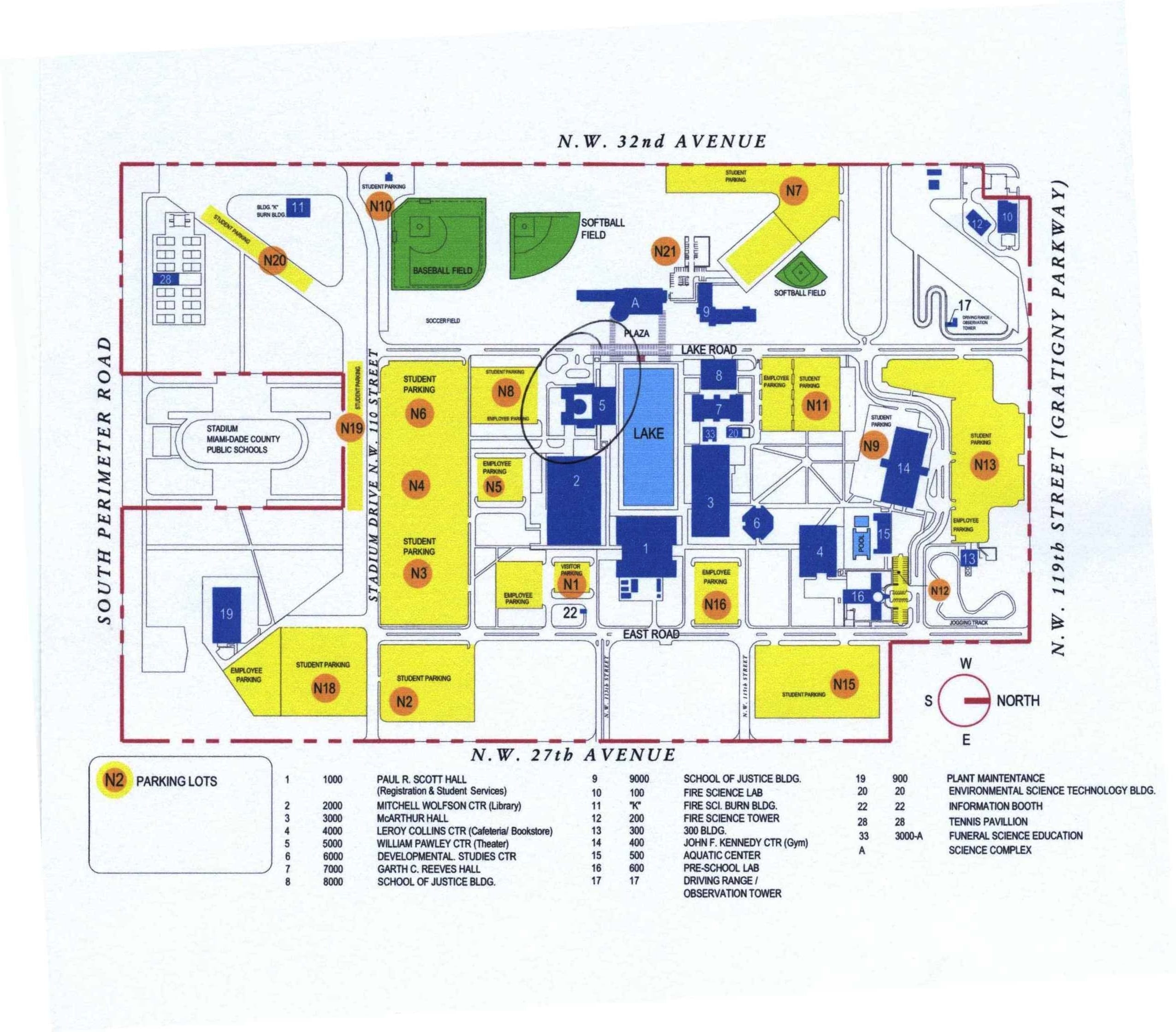 kendall campus mdc map