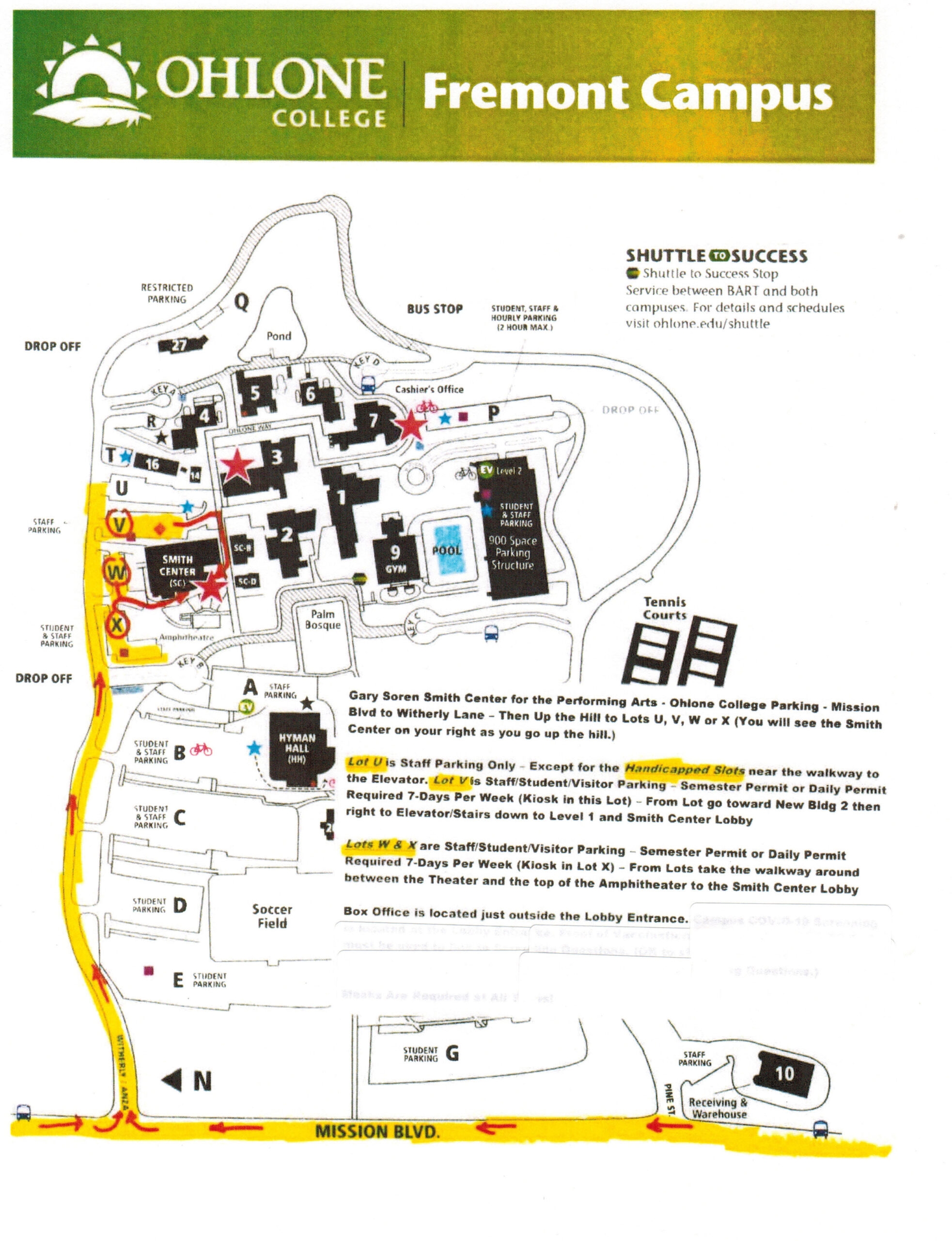 ohlone campus map ohlone campus map