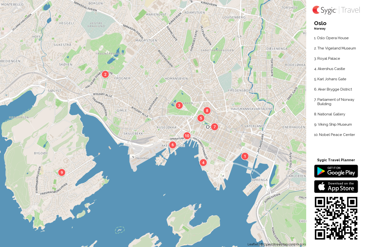 city map oslo