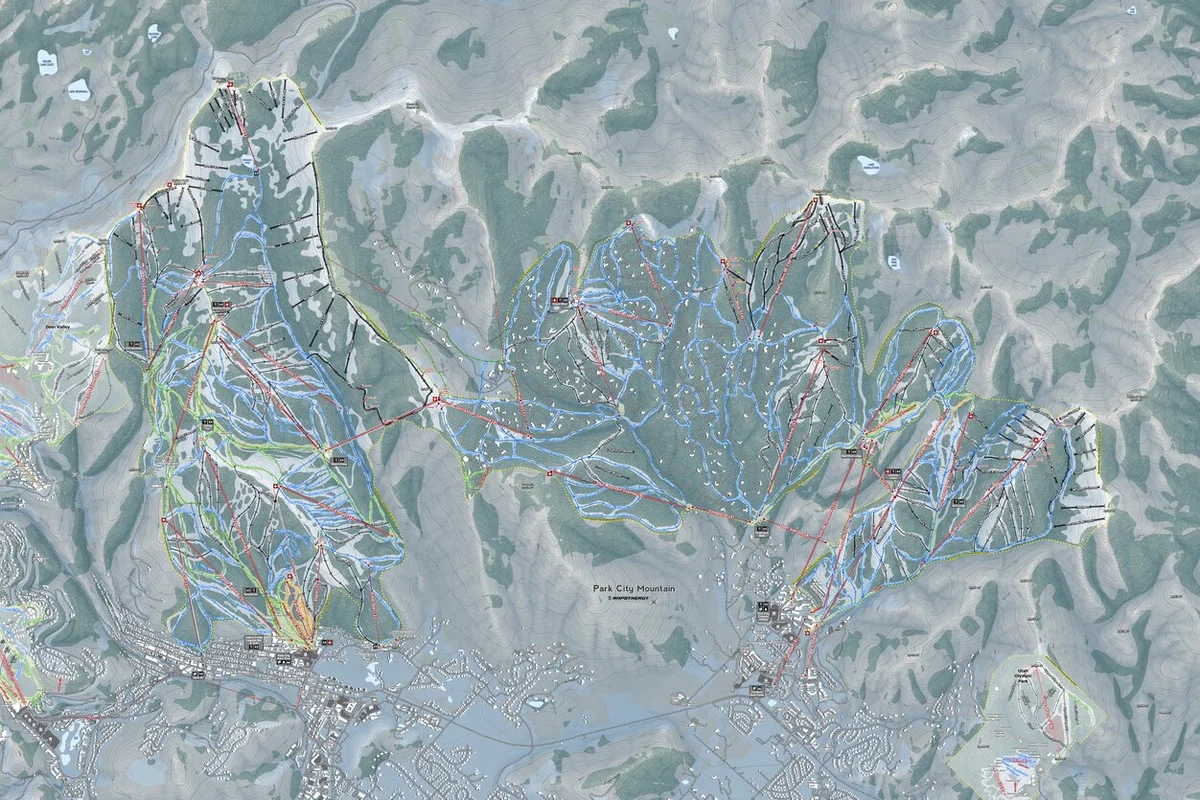 Park City Mountain Resort Map By Mapsynergy Avenza Maps