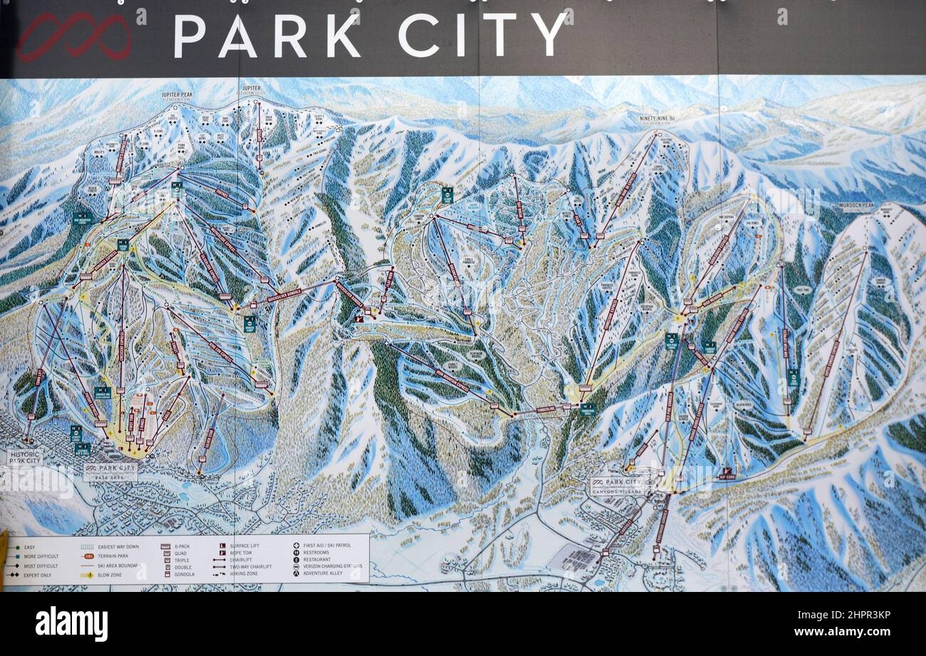 park city mountain resort map