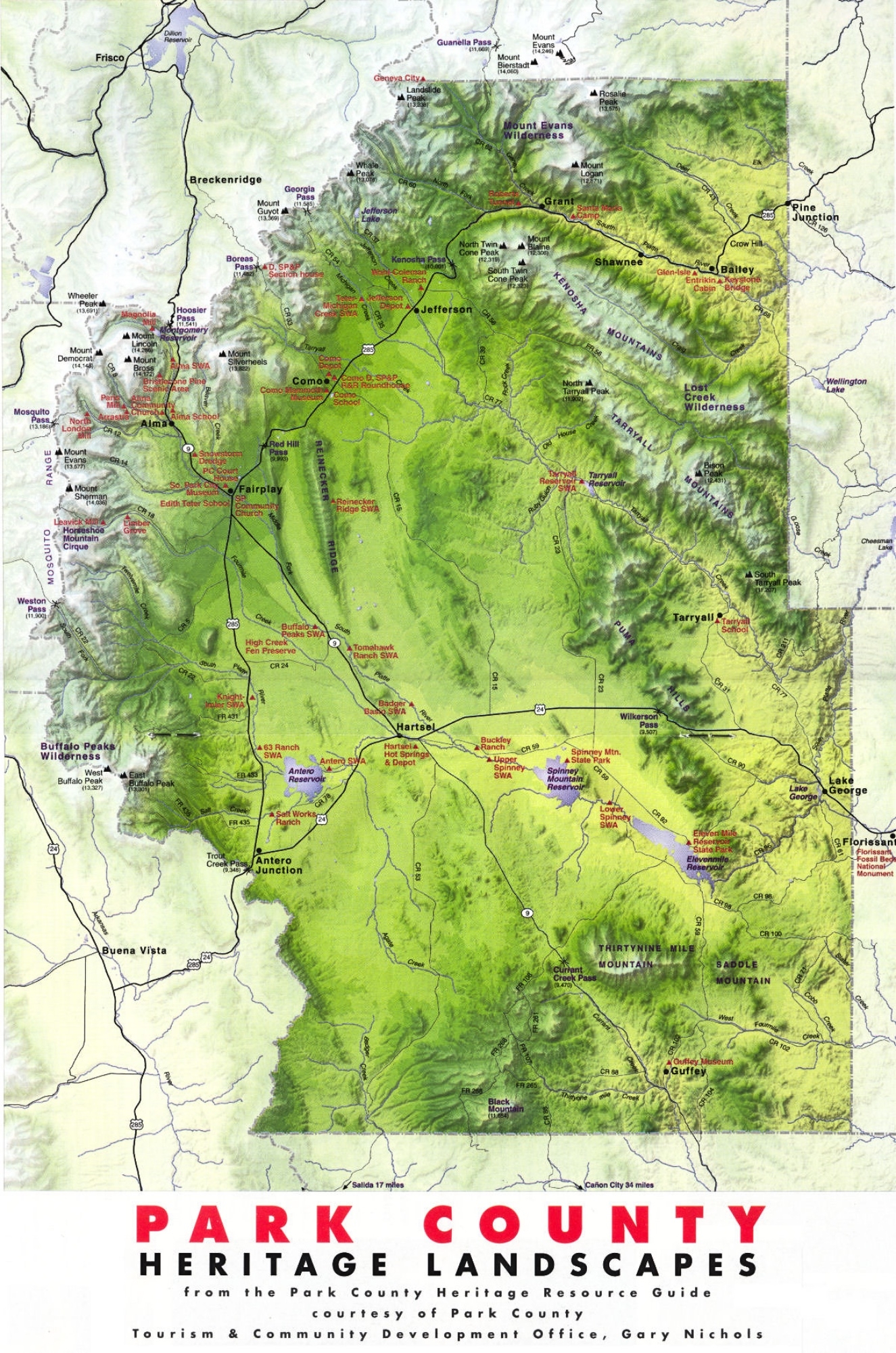 Park County Historical Society Maps Park County Historical Society Maps