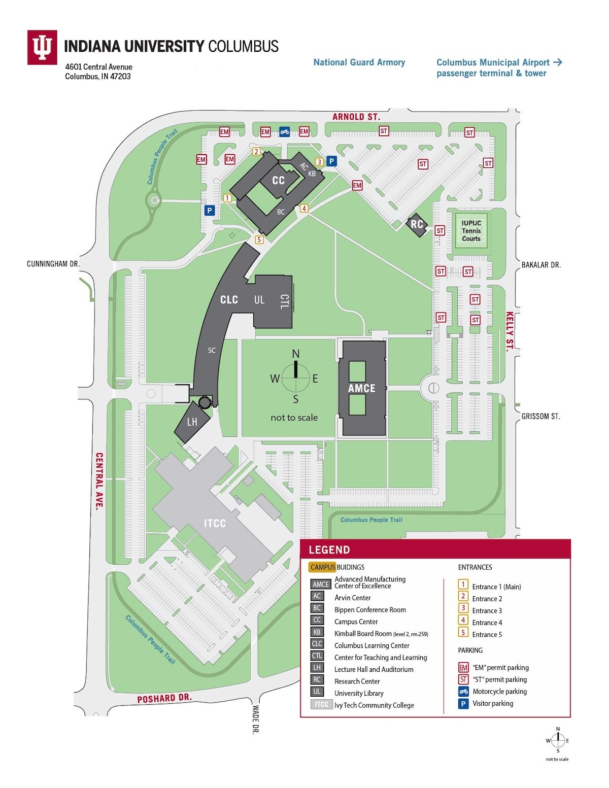 map of iu campus