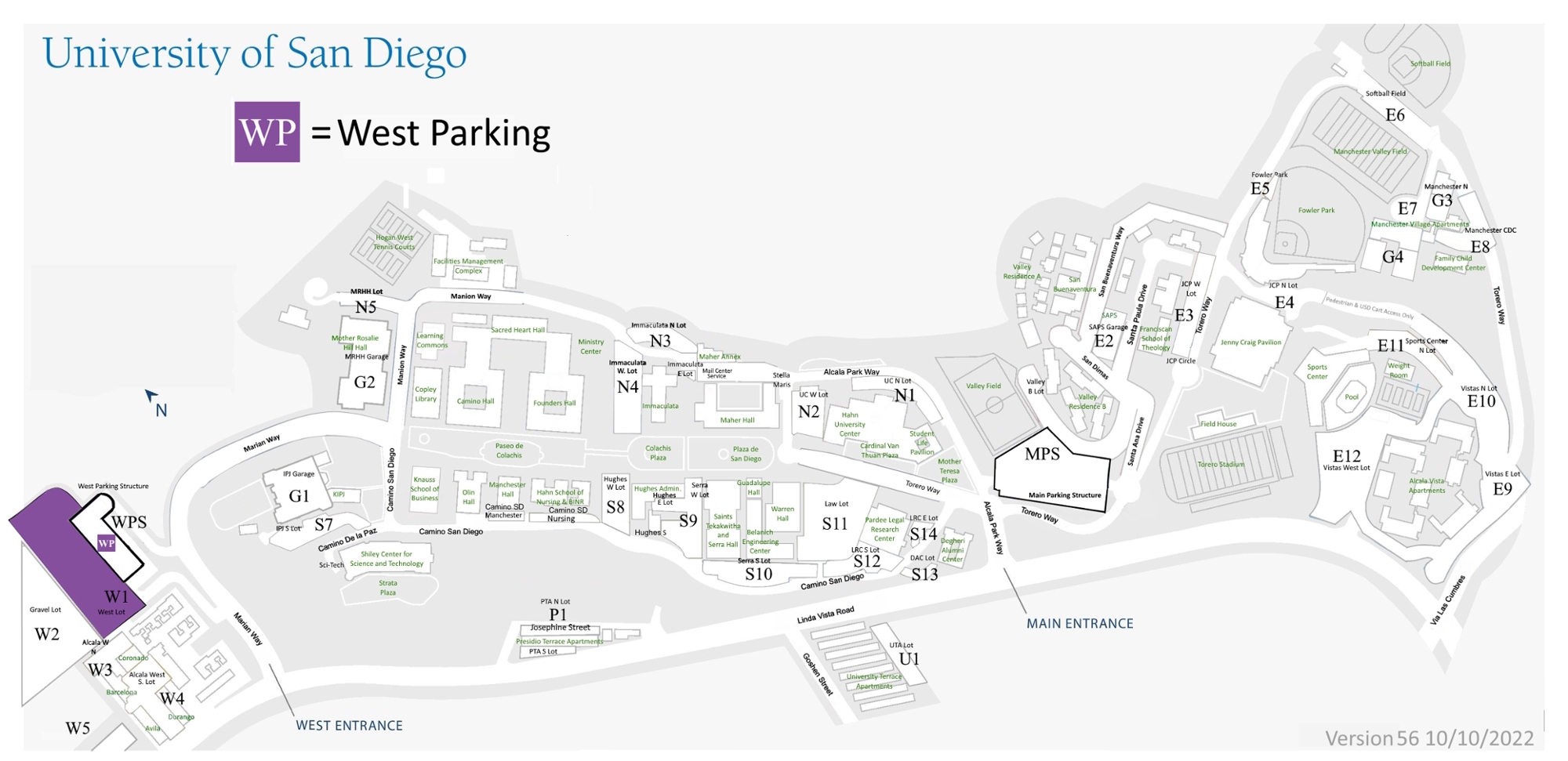 usd campus map usd campus map