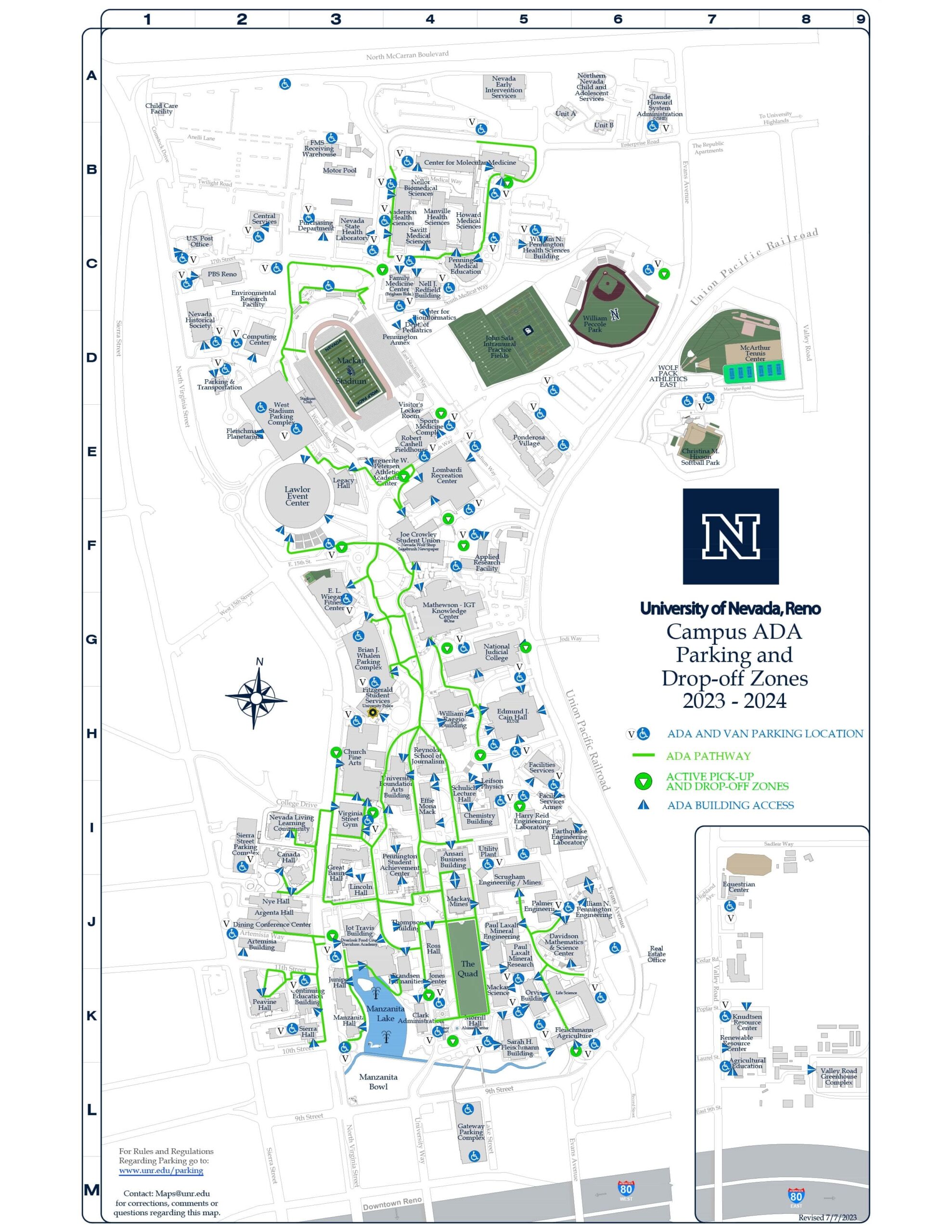 Parking Maps Parking Services University Of Nevada Reno Parking Maps Parking Services University Of Nevada Reno