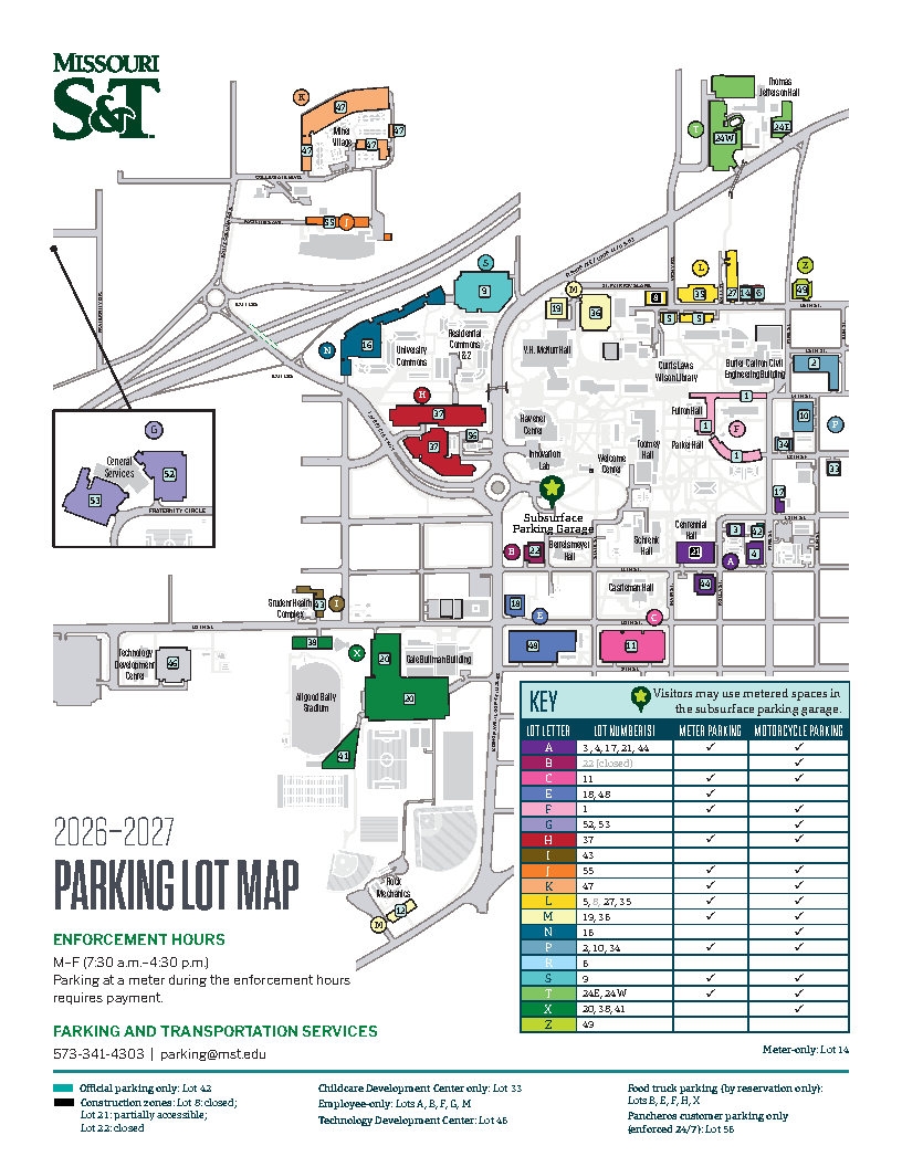 missouri state university campus map