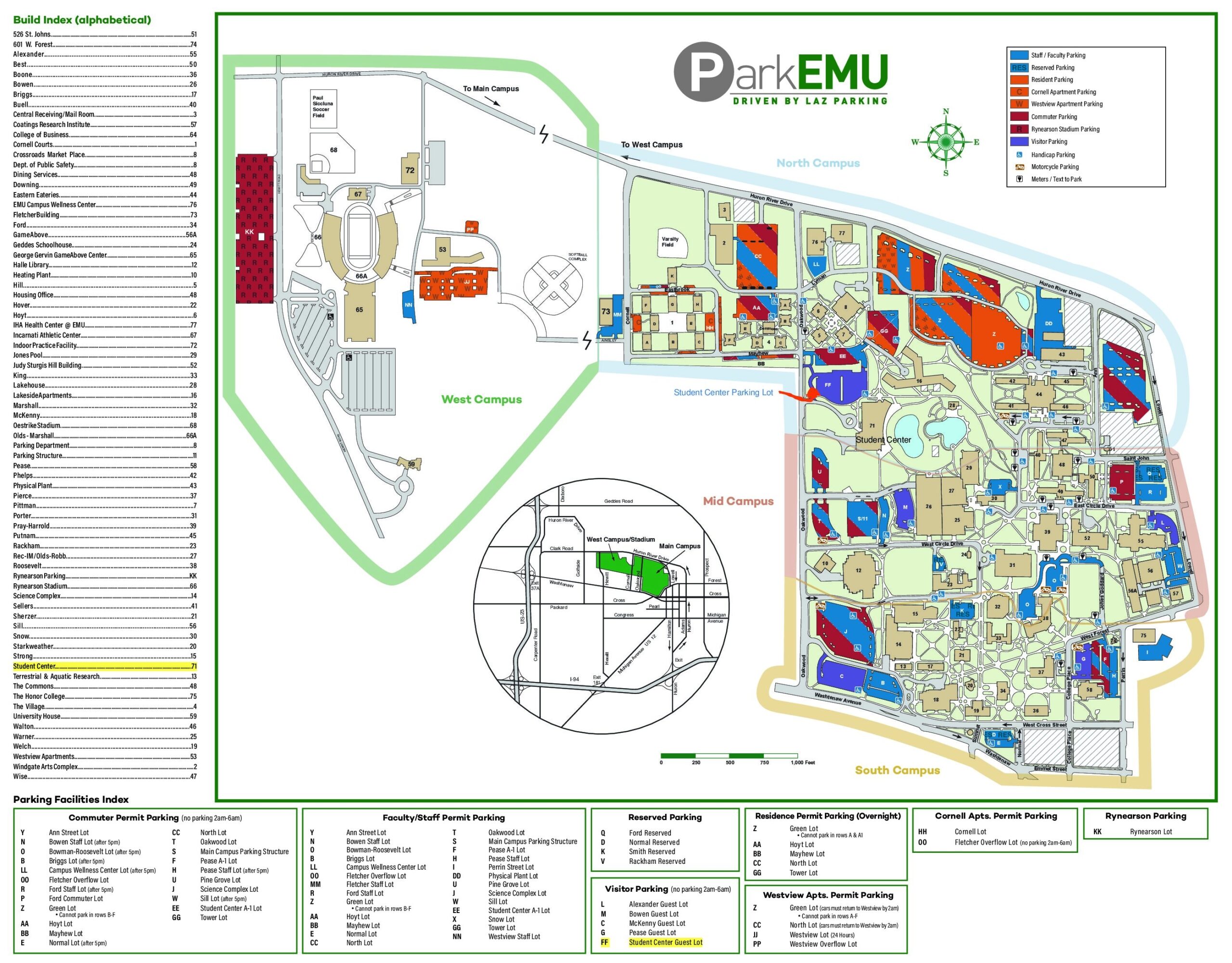 emu campus map emu campus map