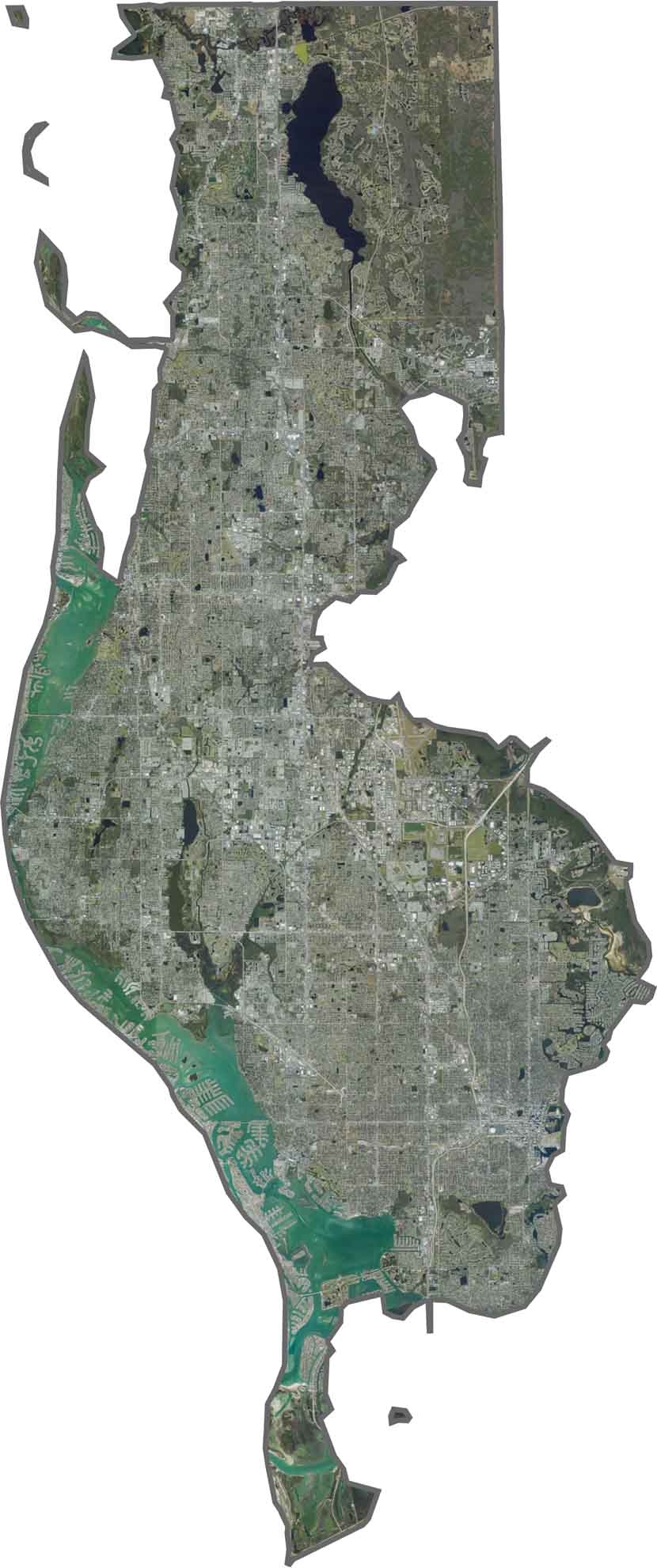 Pinellas County Map Florida US County Maps