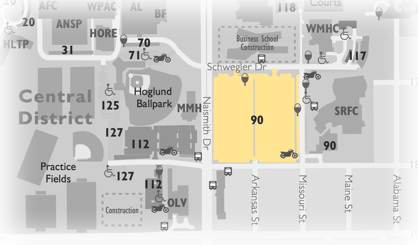 map of ku lawrence campus