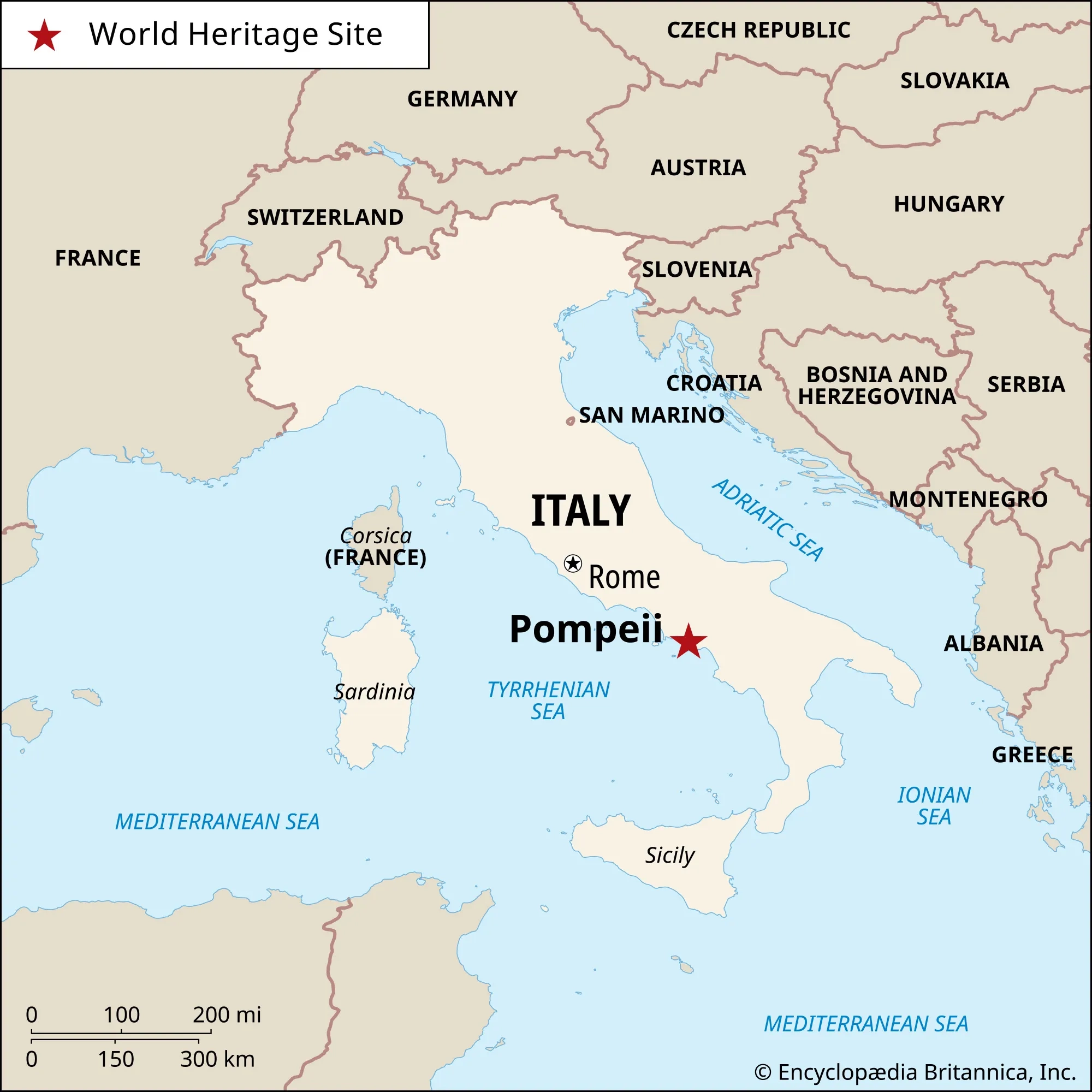 Pompeii History Volcano Map Population Ruins Facts Britannica