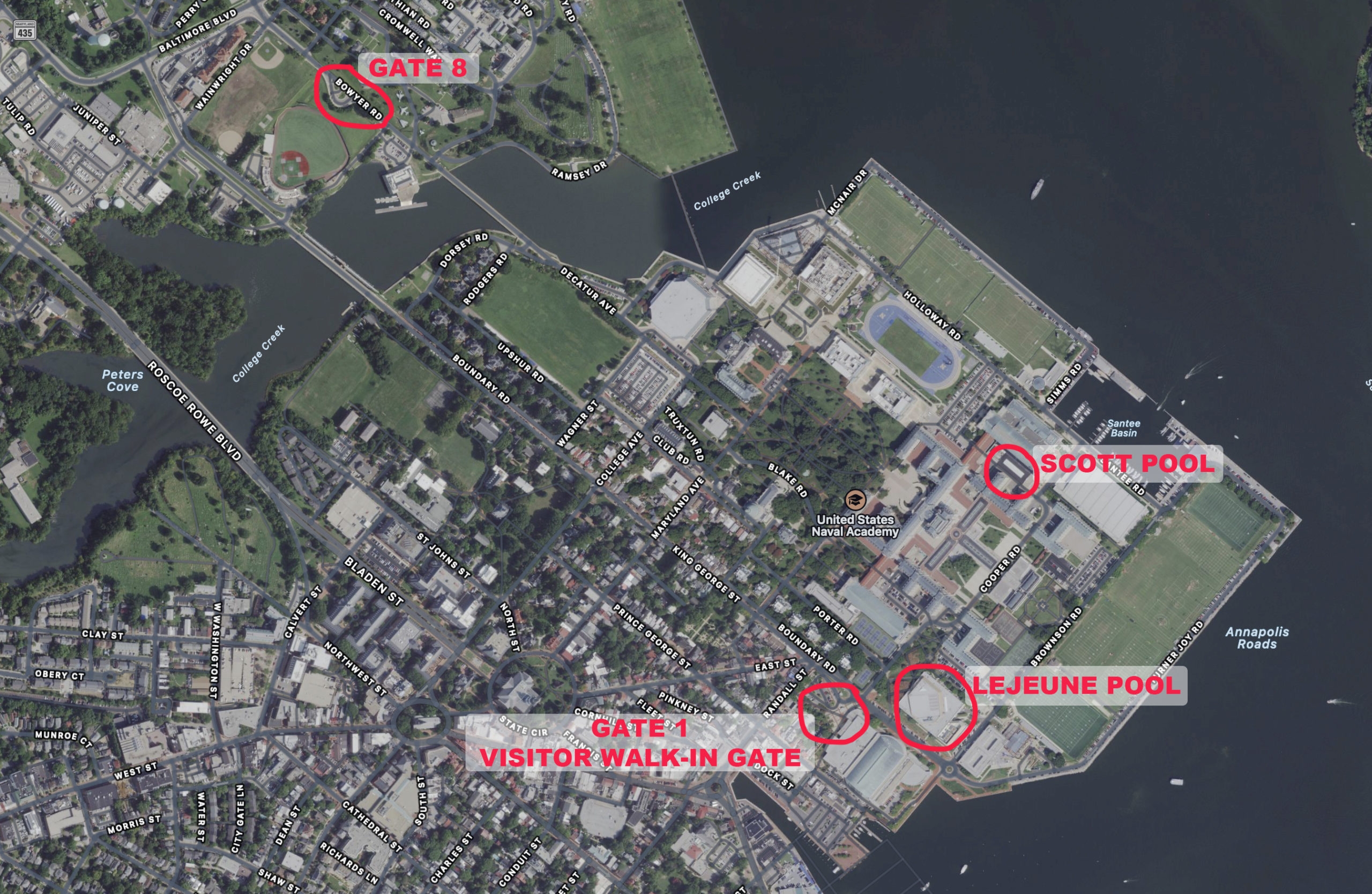 Pool Locations Naval Academy Aquatic Club Pool Locations Naval Academy Aquatic Club