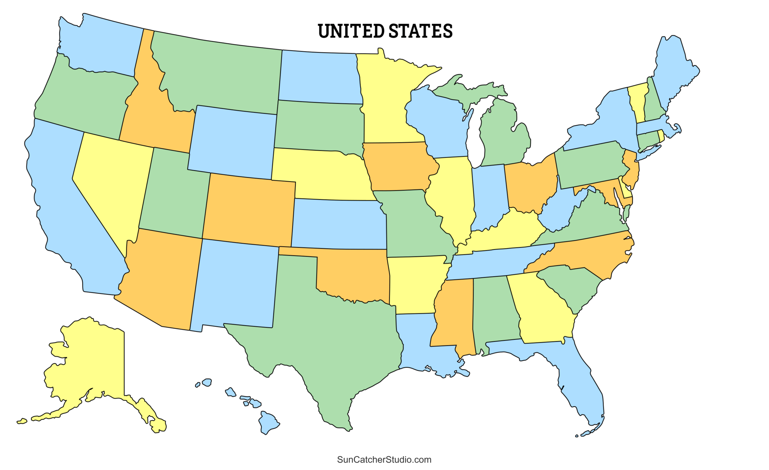 united states printable map united states printable map