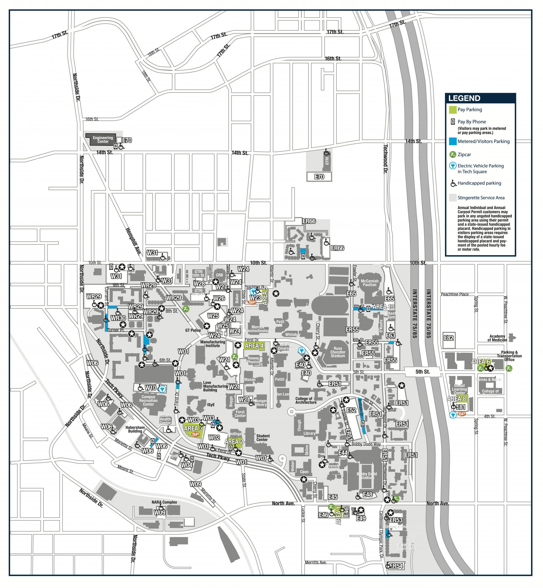 PTS Accessible Map Parking And Transportation PTS Accessible Map Parking And Transportation