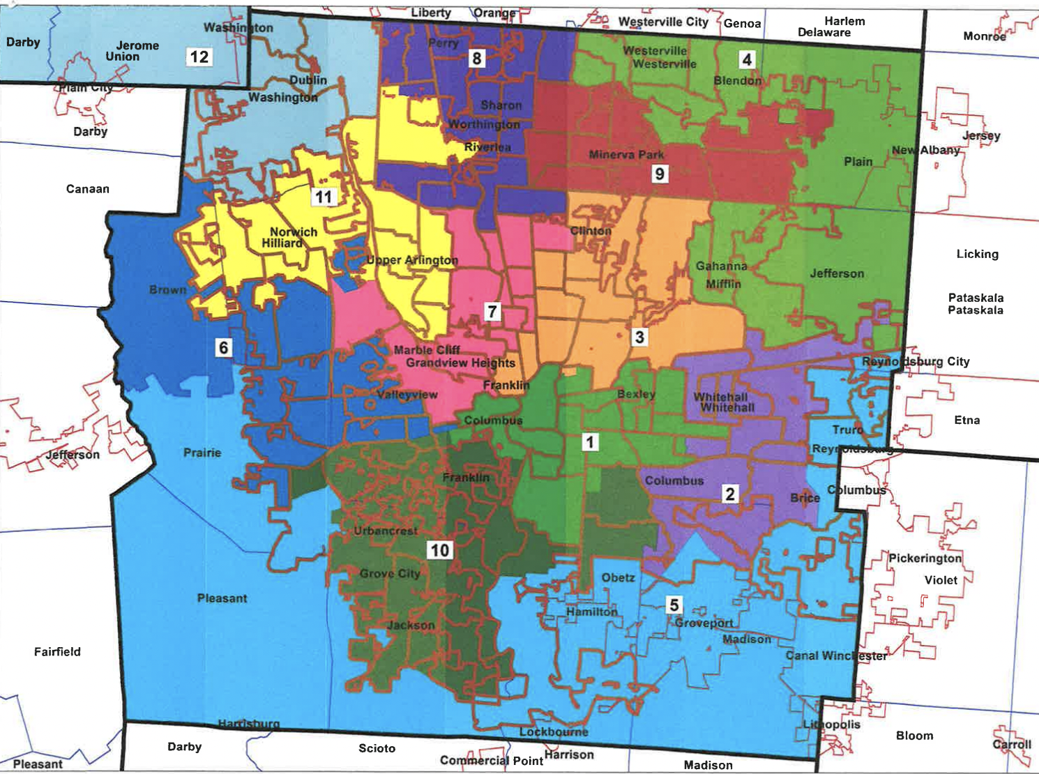 Redistricting Commission Gives Glimpse Of Franklin Hamilton County Maps As Talks Continue Ohio Capital Journal
