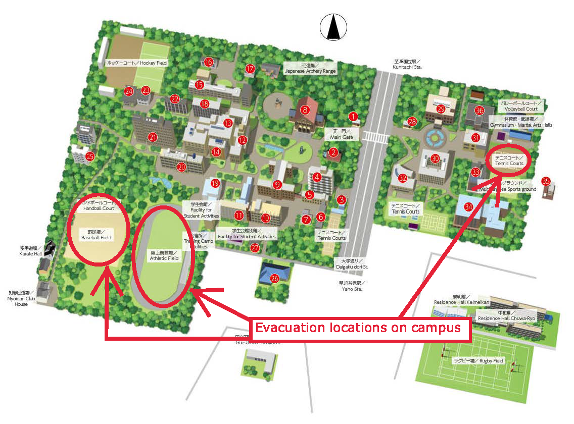 Responding To A Major Earthquake Which Takes Place On Campus Disaster Management Measures Hitotsubashi University