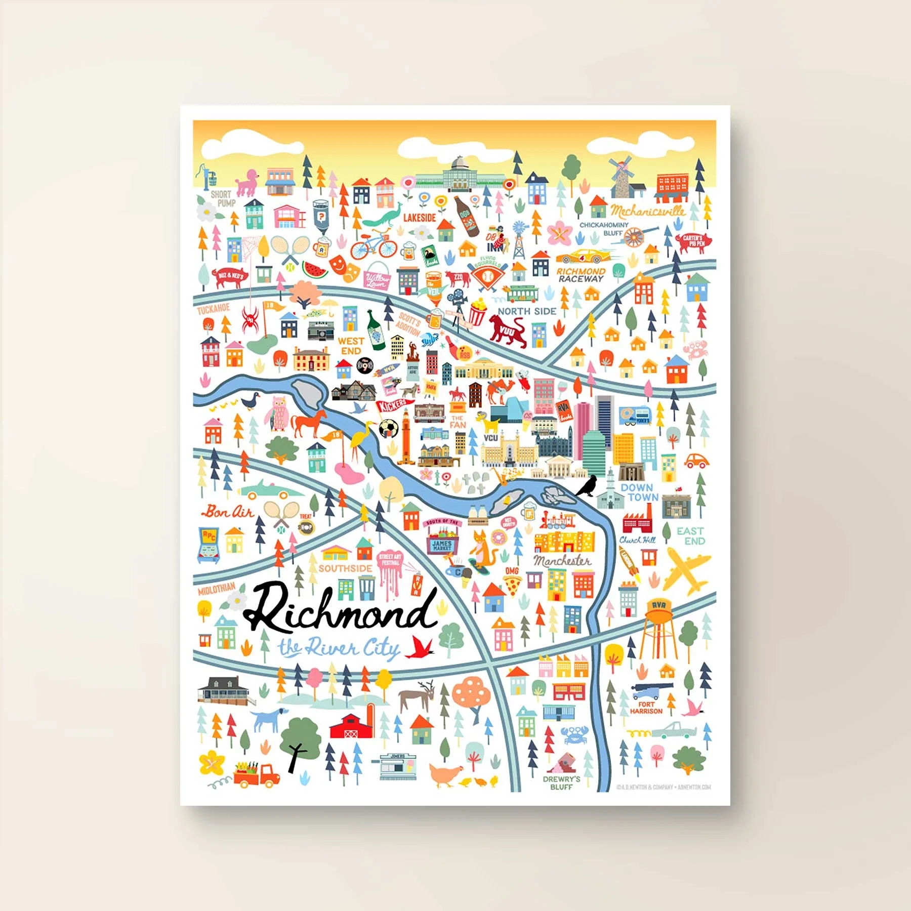 richmond city map richmond city map