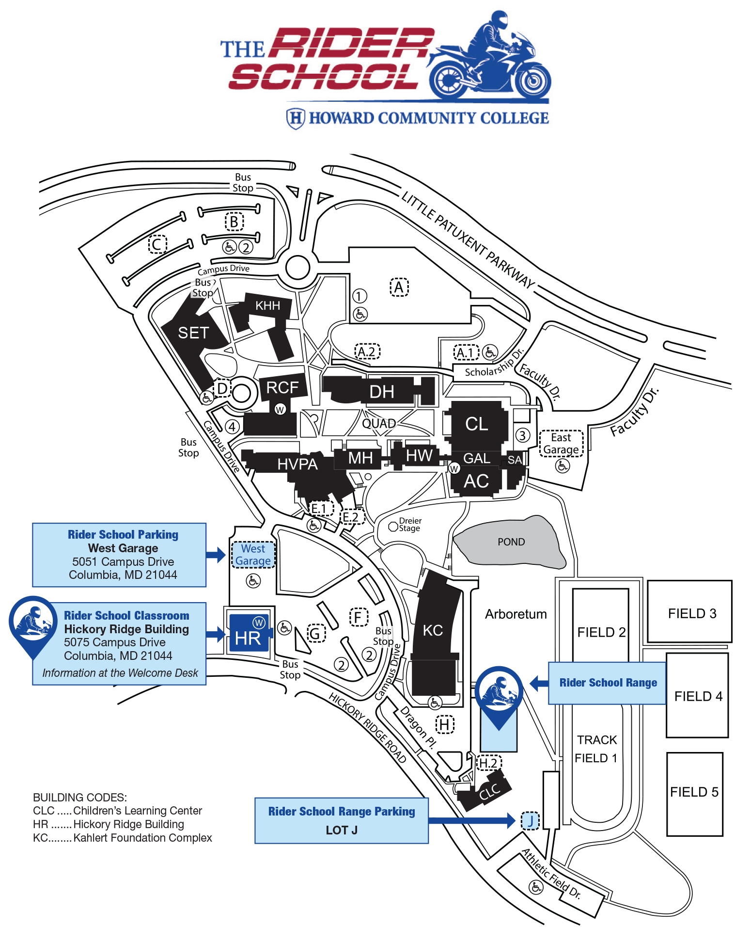 howard campus map
