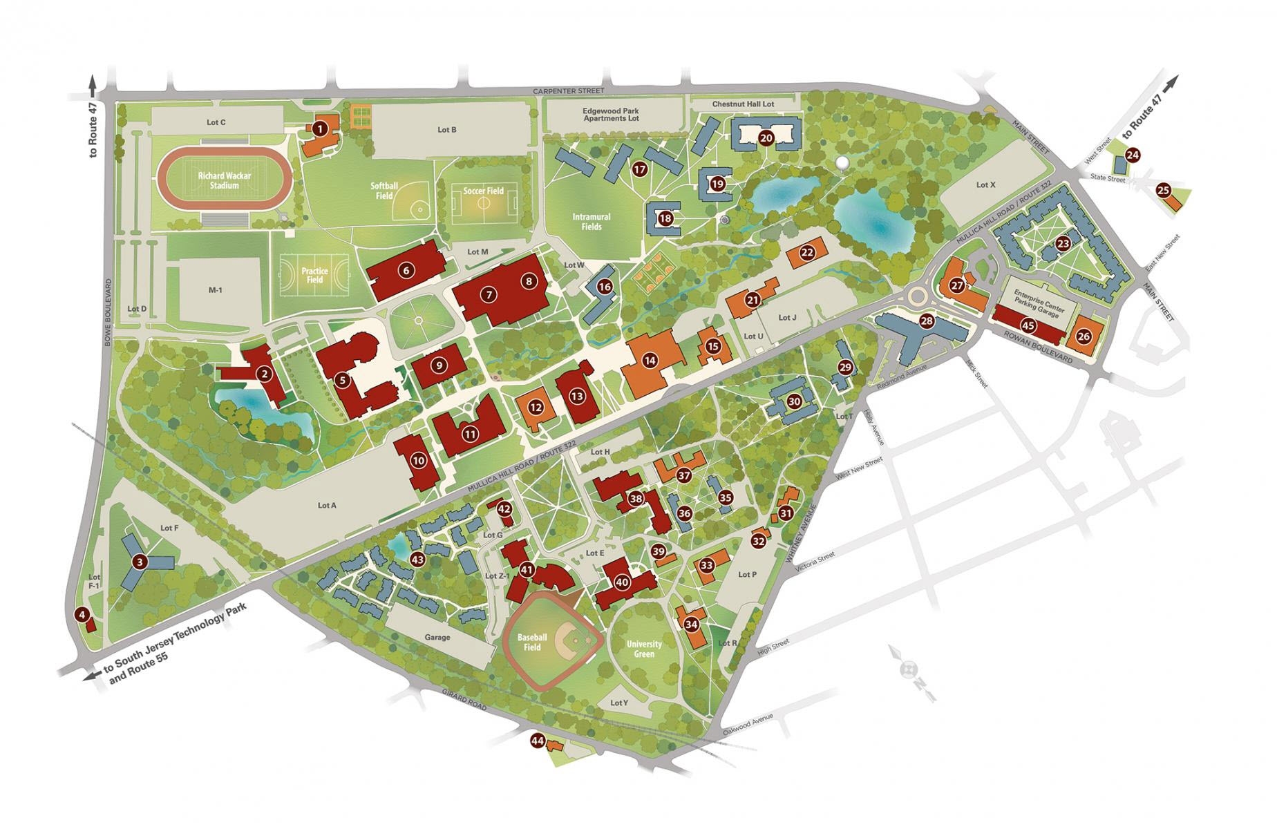 Rowan University Volleyball Camps Camp Location