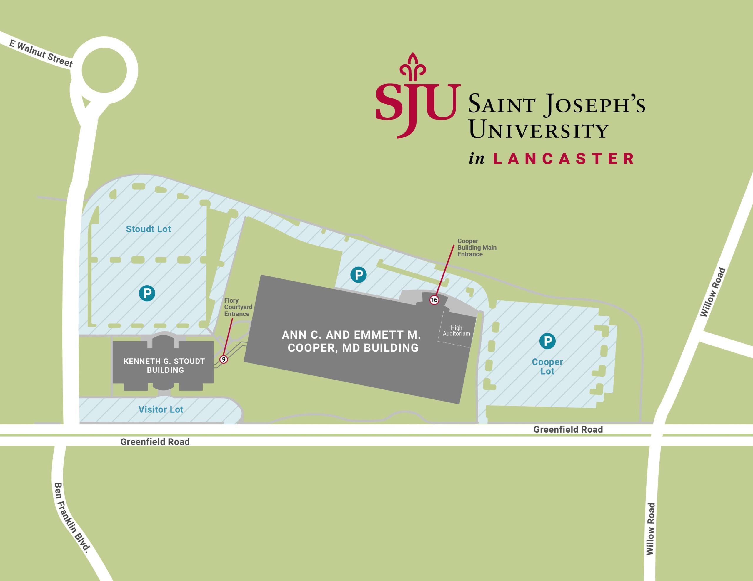 Saint Joseph s University Campus Map Saint Joseph s University