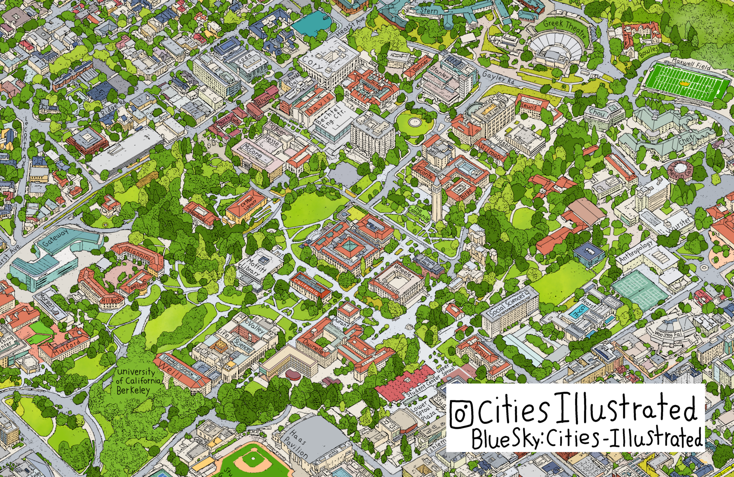 Sample Of A Map Of UC Berkeley And Surrounding Areas Full Map In Comments R berkeley Sample Of A Map Of UC Berkeley And Surrounding Areas Full Map In Comments R berkeley