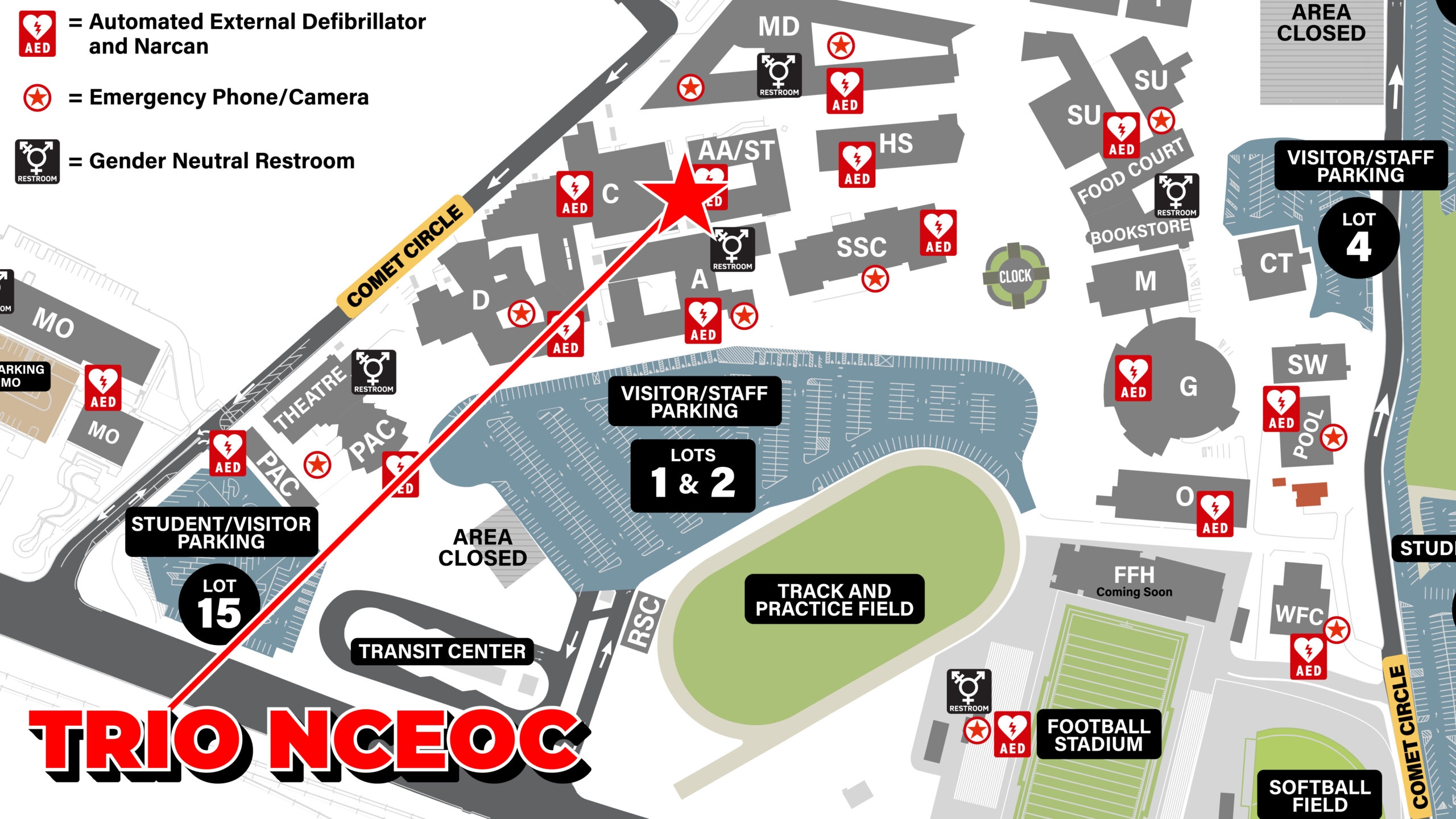 San Marcos Map North County Educational Opportunity Center