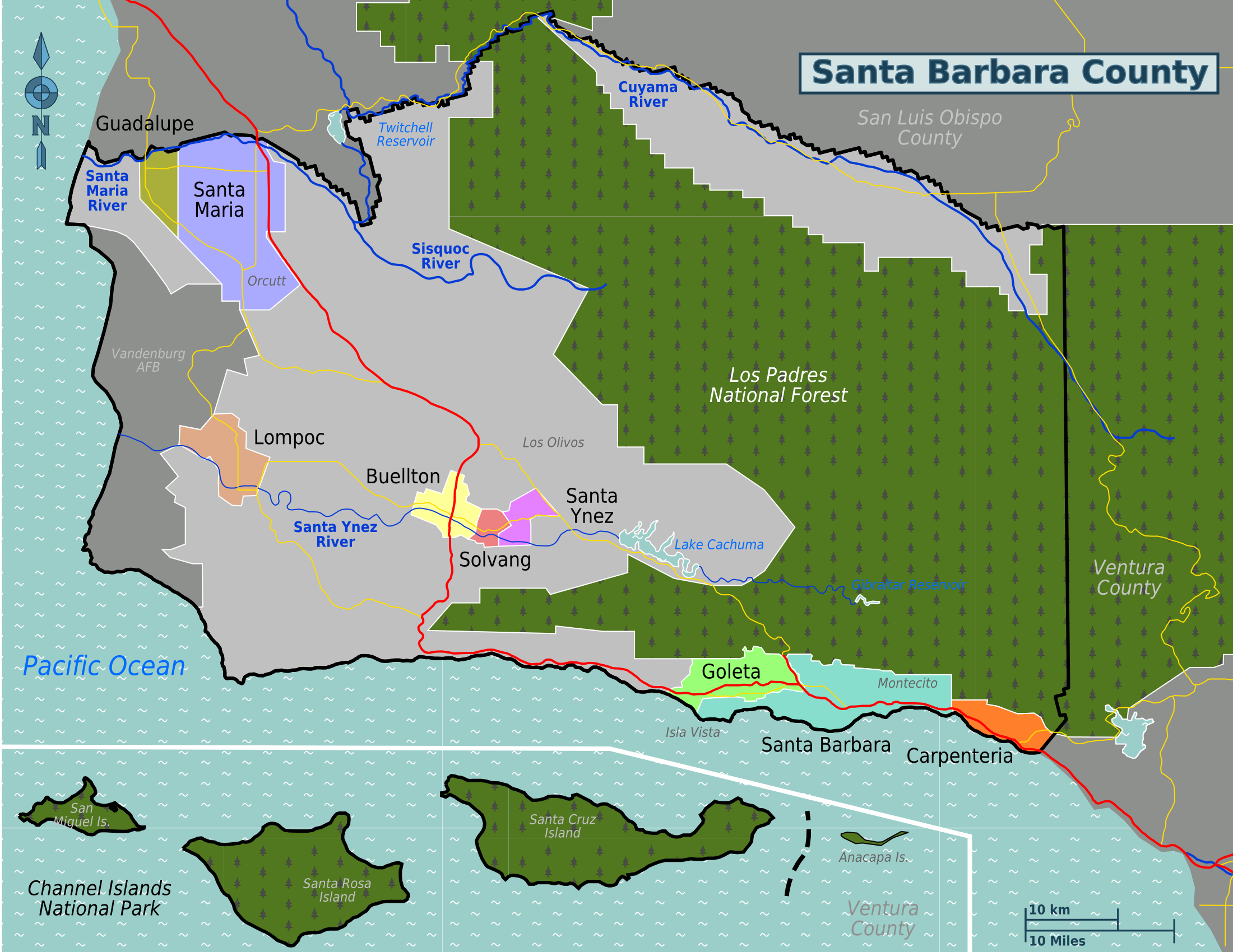 Santa Barbara County Travel Guide At Wikivoyage
