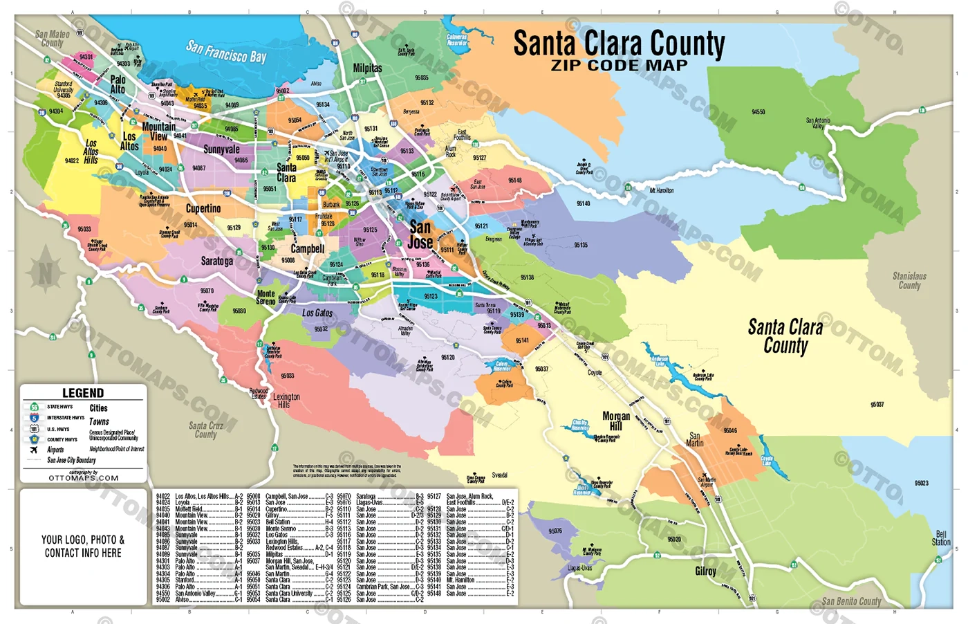 map santa clara county map santa clara county