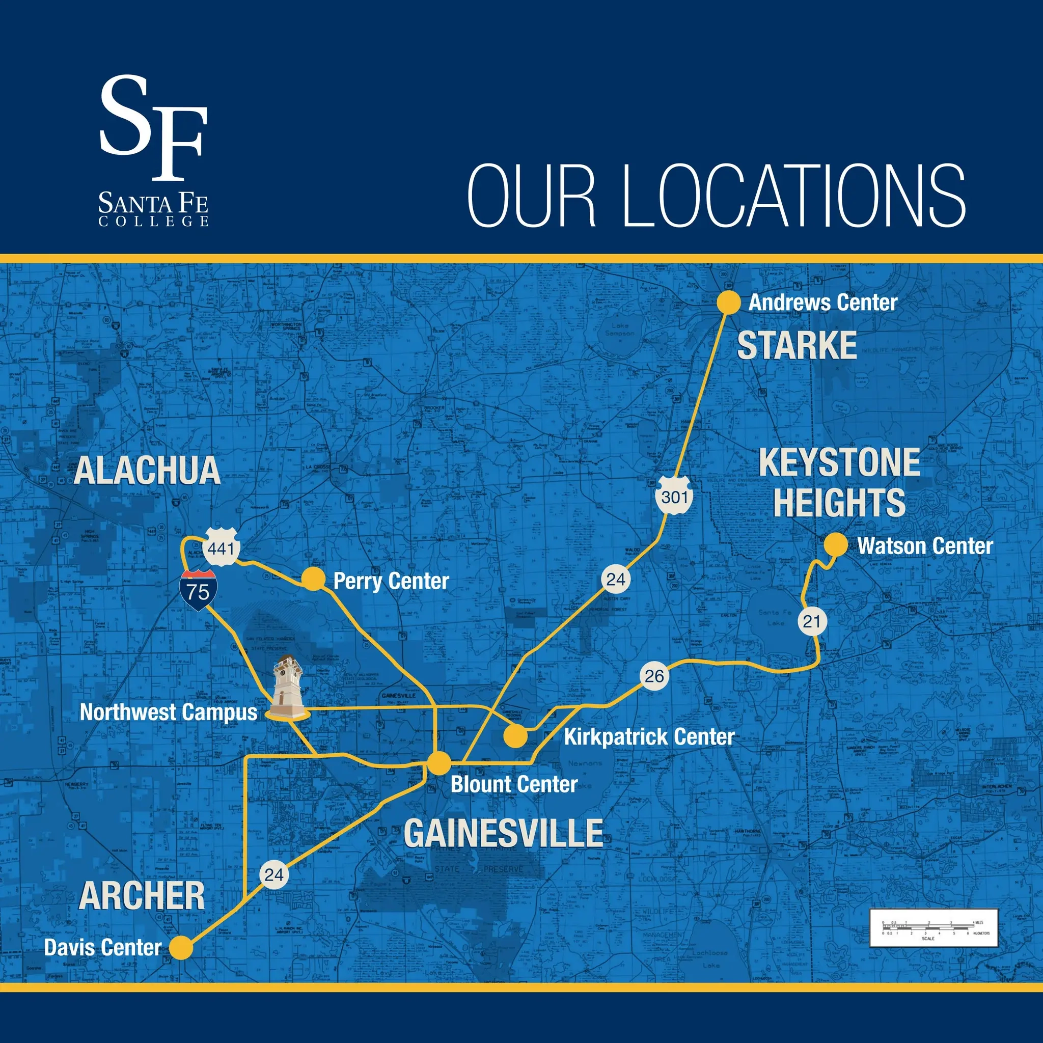 Santa Fe College Locations Brochure July 2023 By Santa Fe College Issuu