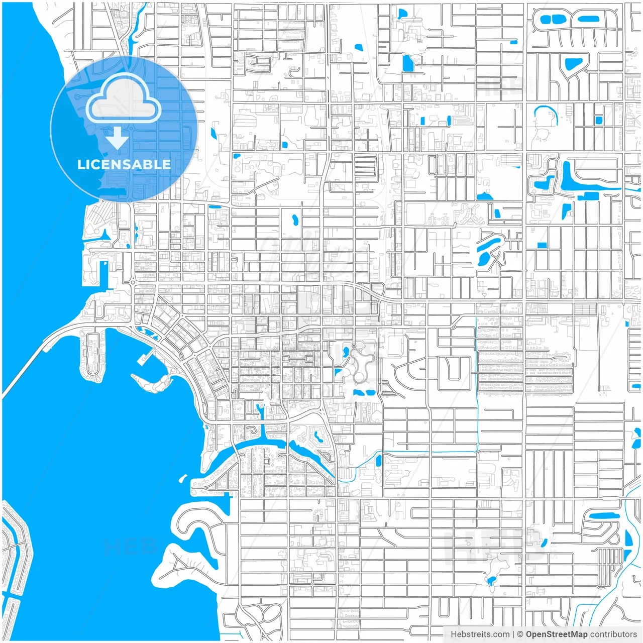 sarasota florida city map