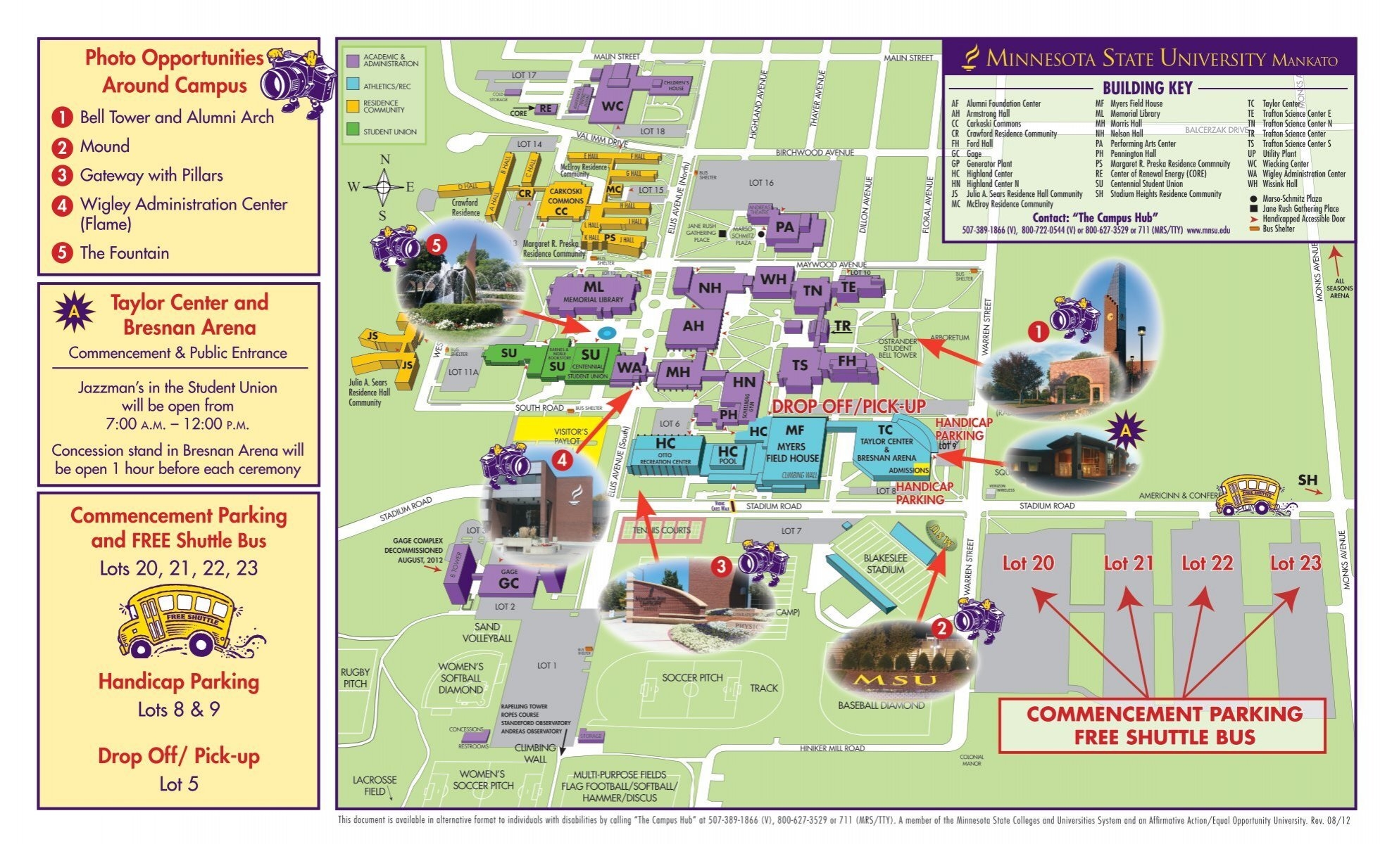 See Map Minnesota State University Mankato