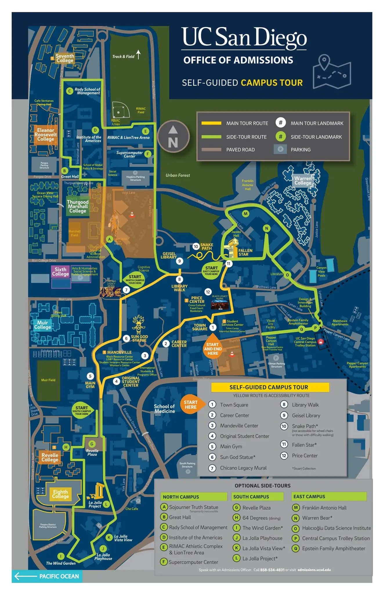 Self Guided Tour Map By UC San Diego Admissions Issuu